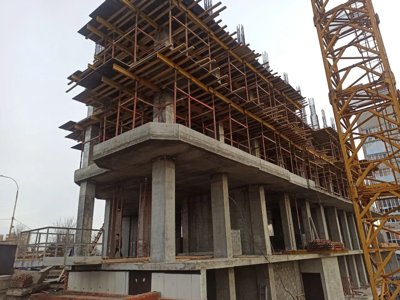 Новое время ход строительства