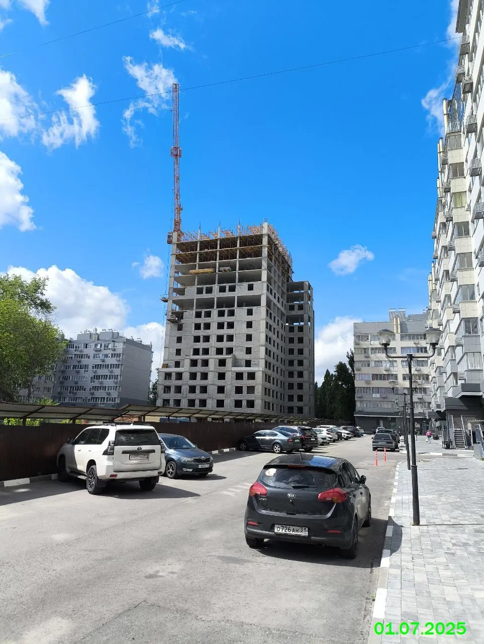 ЖК МКР Парковый ход строительства