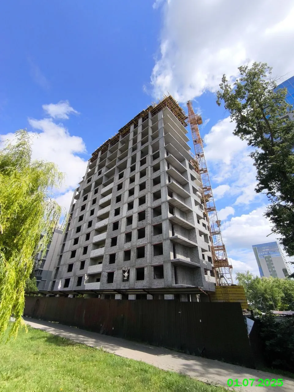 ЖК МКР Парковый ход строительства