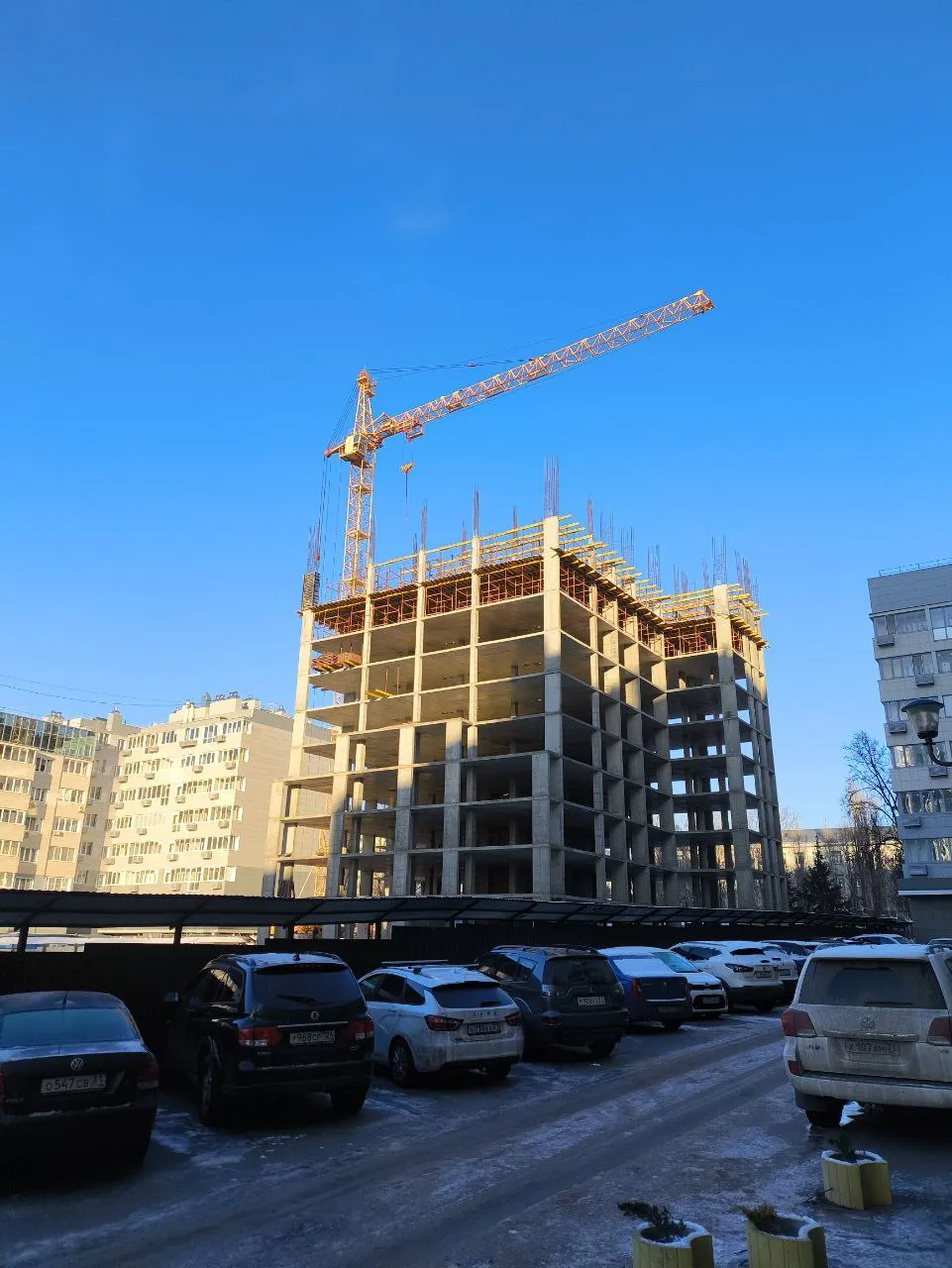 ЖК МКР Парковый ход строительства