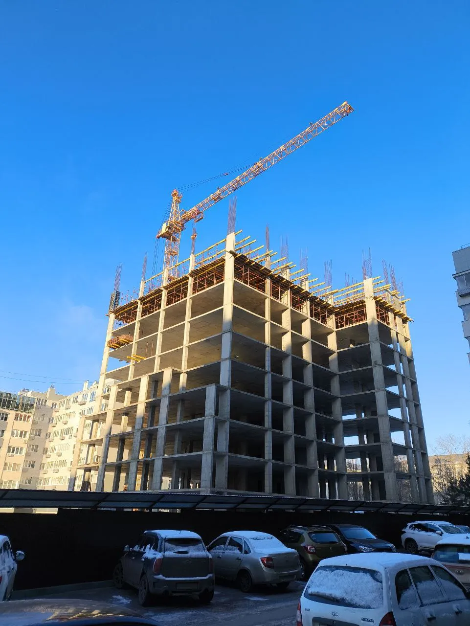 ЖК МКР Парковый ход строительства