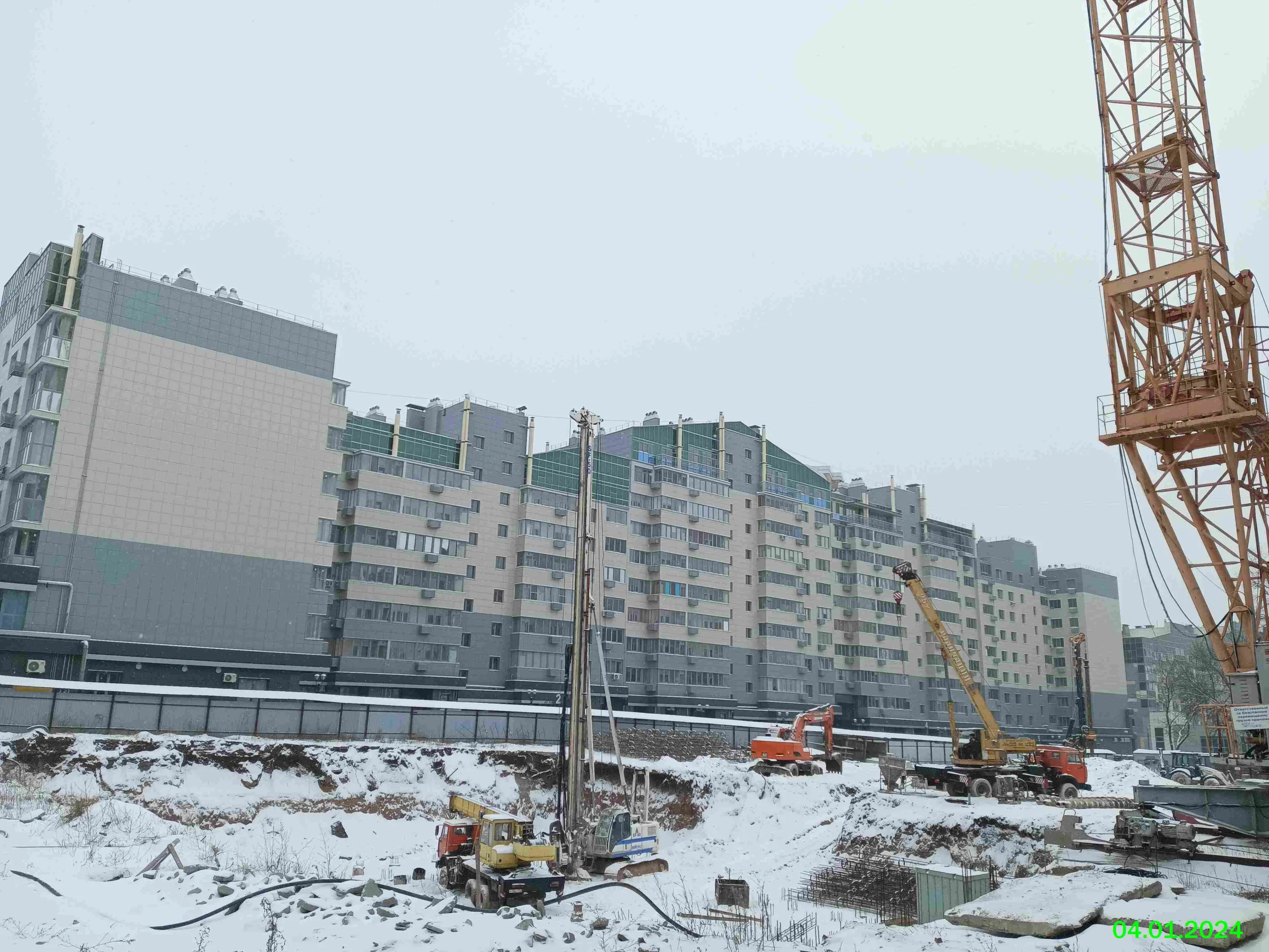 ЖК МКР Парковый ход строительства