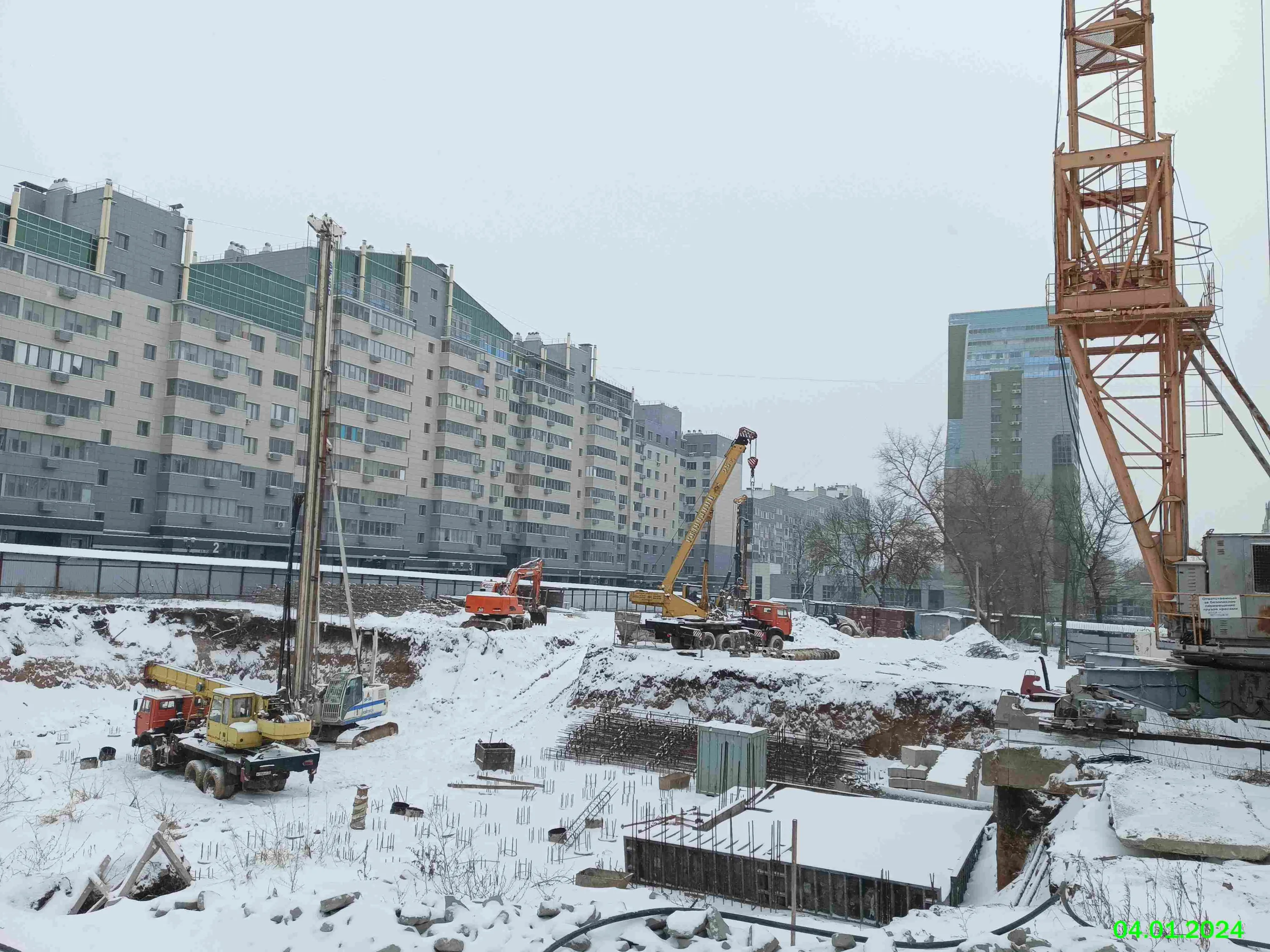 ЖК МКР Парковый ход строительства