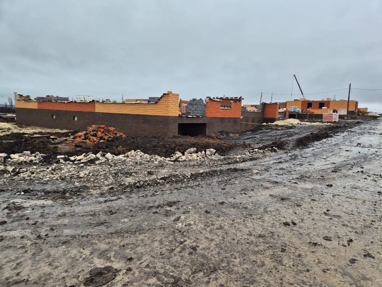 Дубрава (40 га) ход строительства