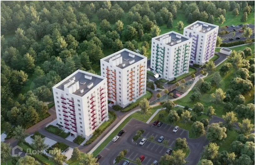 Планировка 1-комнатной квартиры 32.49 м² в ЖК Донецкий, г. Белгород — фото 1