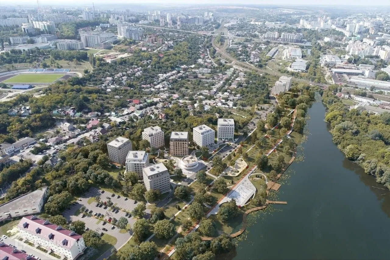 Планировка 2-комнатной квартиры 43.22 м² в ЖК Донецкий, г. Белгород — фото 2