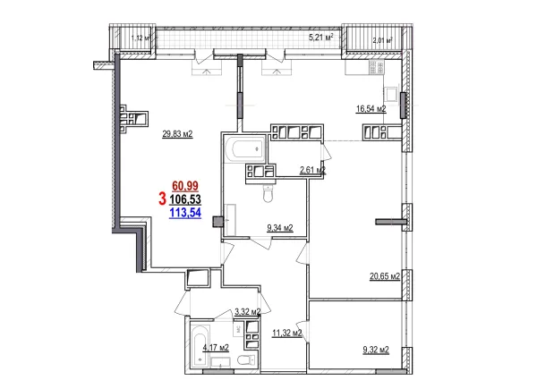 Квартира в ЖК МКР Парковый