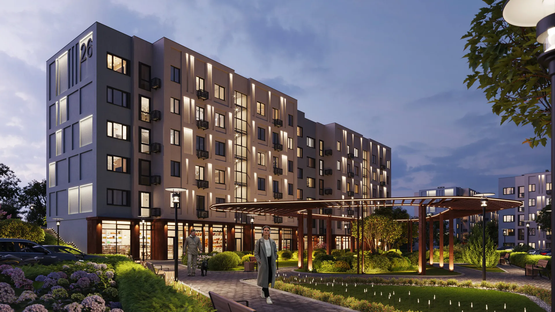 Планировка студии квартиры 34.5 м² в ЖК Мкр "Новая жизнь", г. Белгород — фото 5