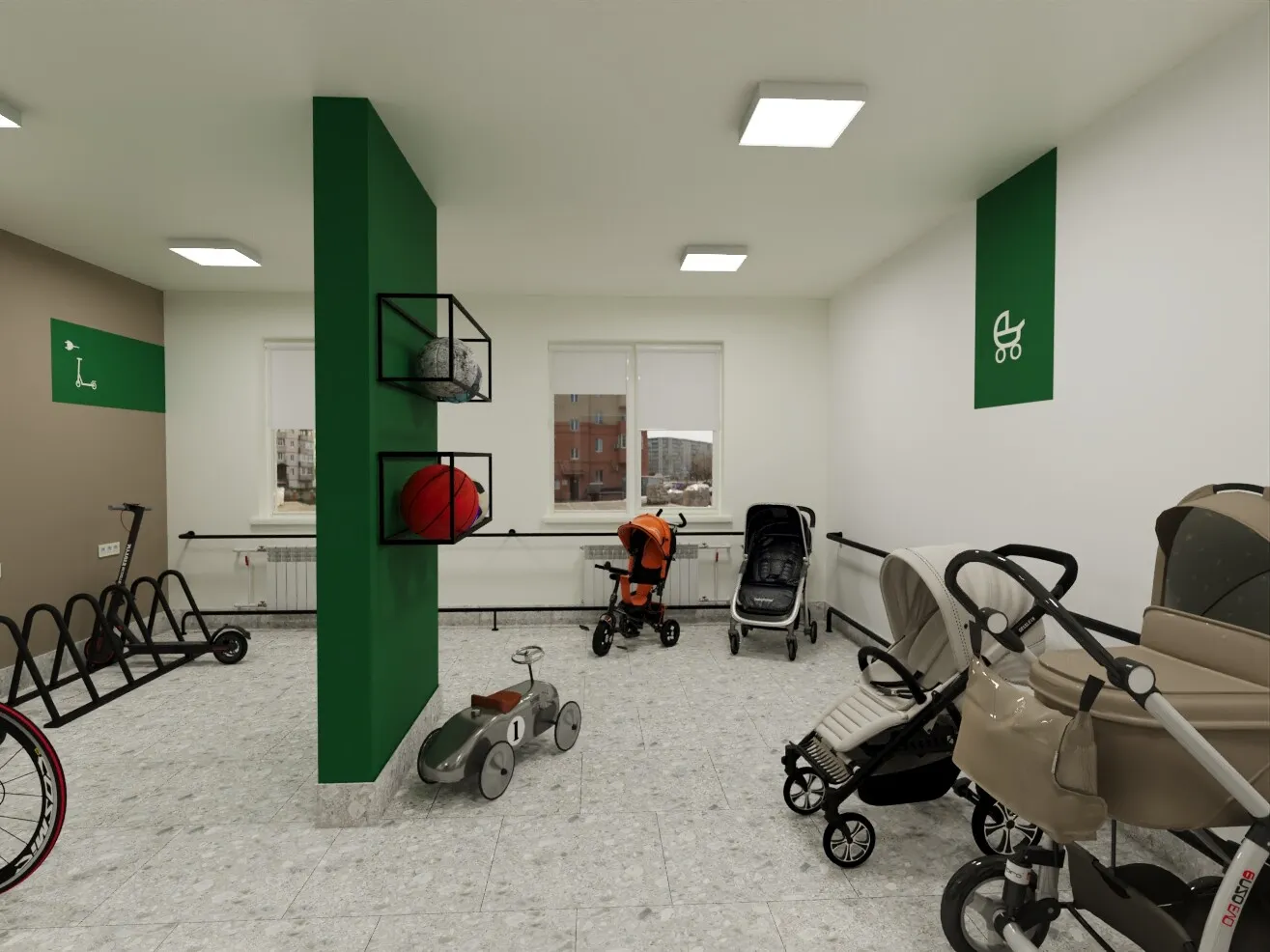 Планировка студии квартиры 34.5 м² в ЖК Мкр "Новая жизнь", г. Белгород — фото 14