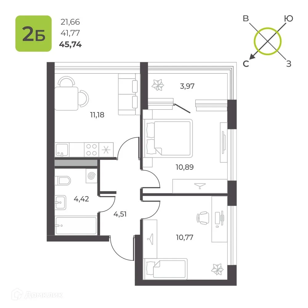 Фото квартиры в ЖК 12 квартал