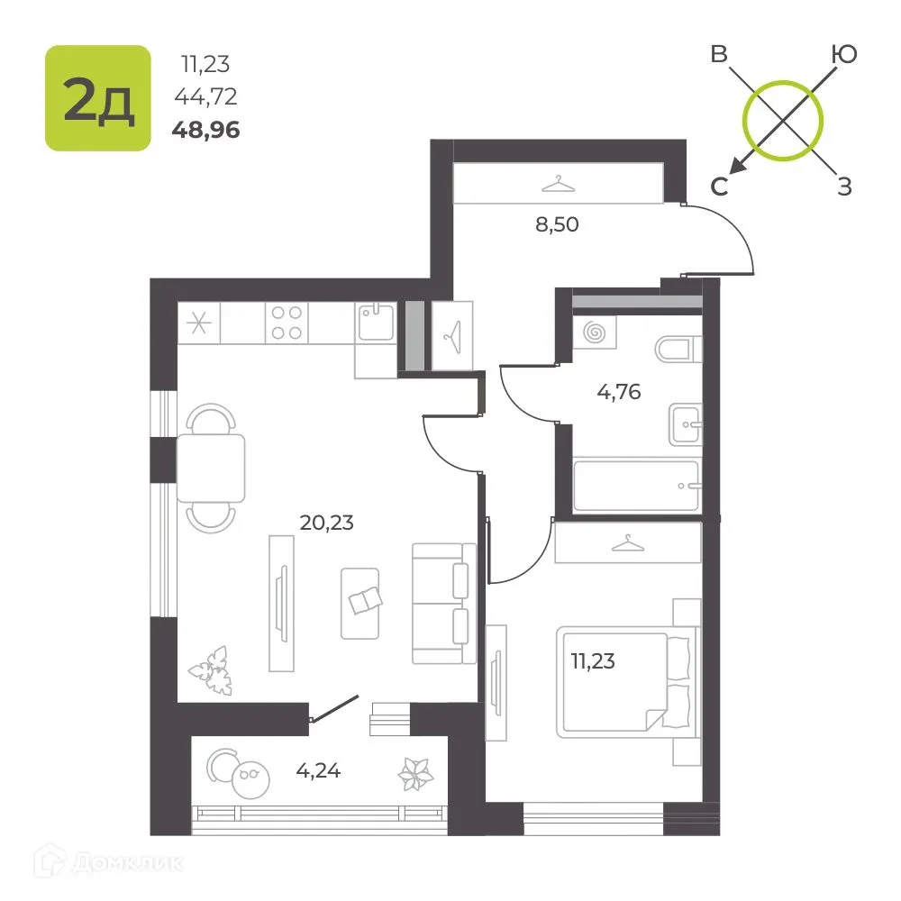 Фото квартиры в ЖК 12 квартал