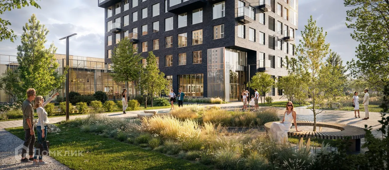 Планировка 3-комнатной квартиры 81.1 м² в ЖК «Бунинская набережная», г. Москва — фото 5