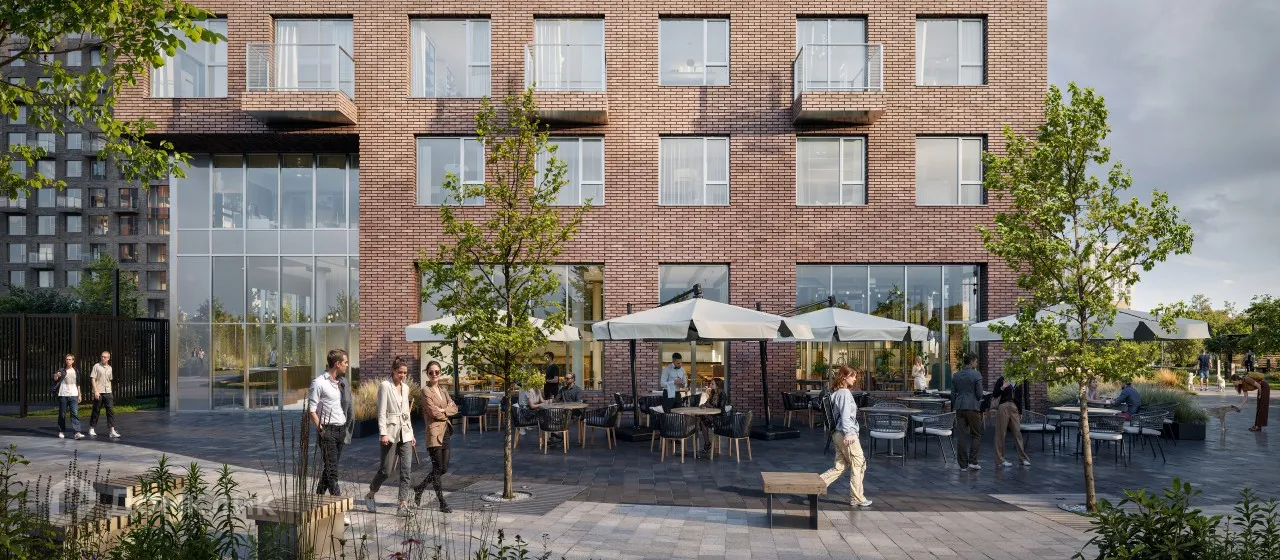 Планировка 3-комнатной квартиры 81.1 м² в ЖК «Бунинская набережная», г. Москва — фото 8