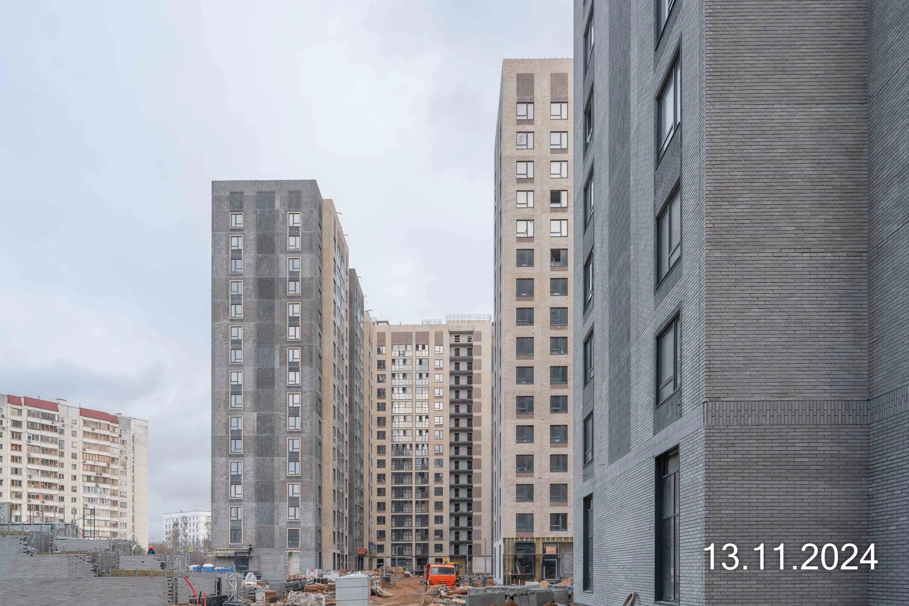 Кусковская ул., д. 12/1 (Московские кварталы) ход строительства