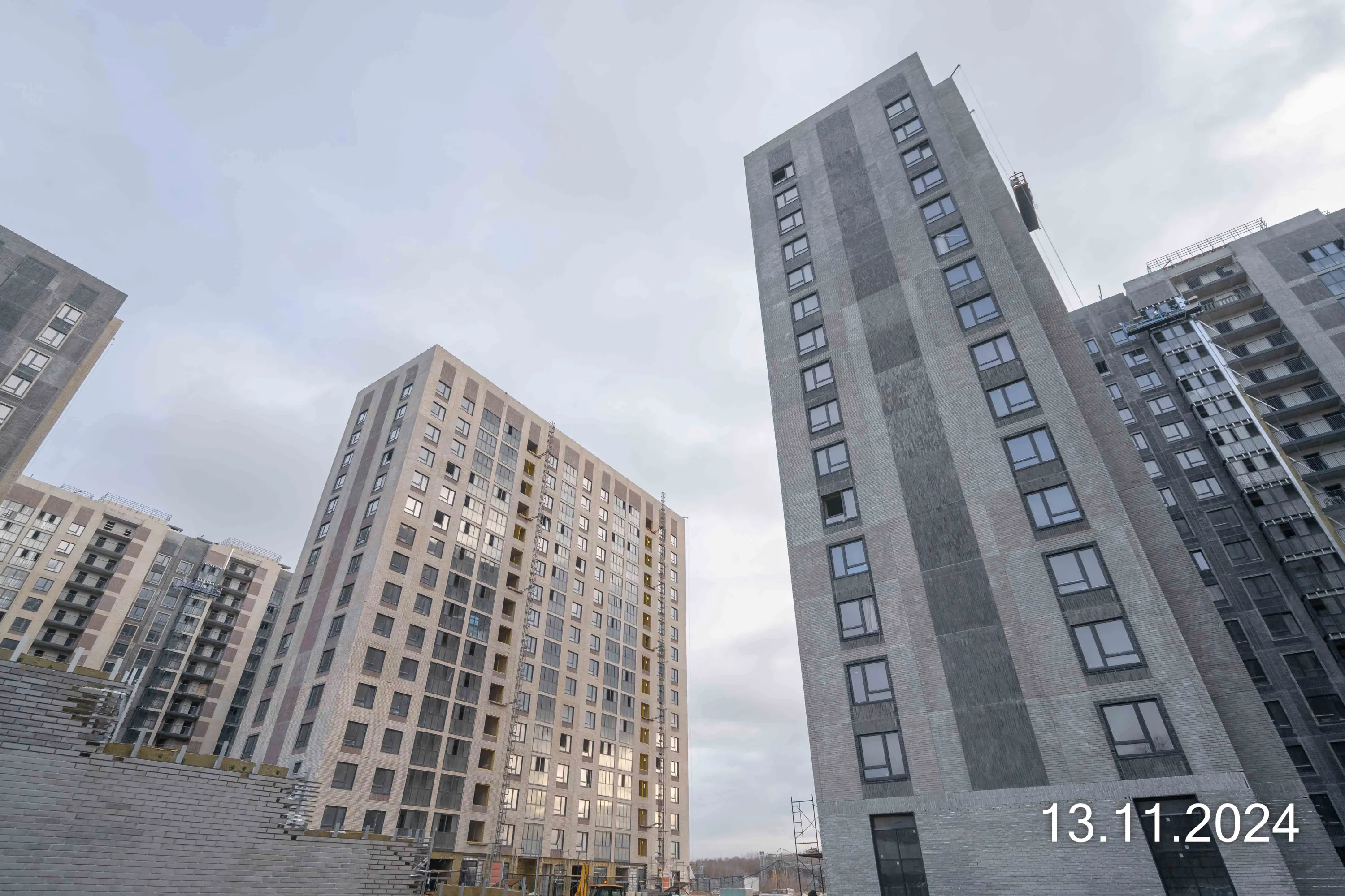 Кусковская ул., д. 12/1 (Московские кварталы) ход строительства