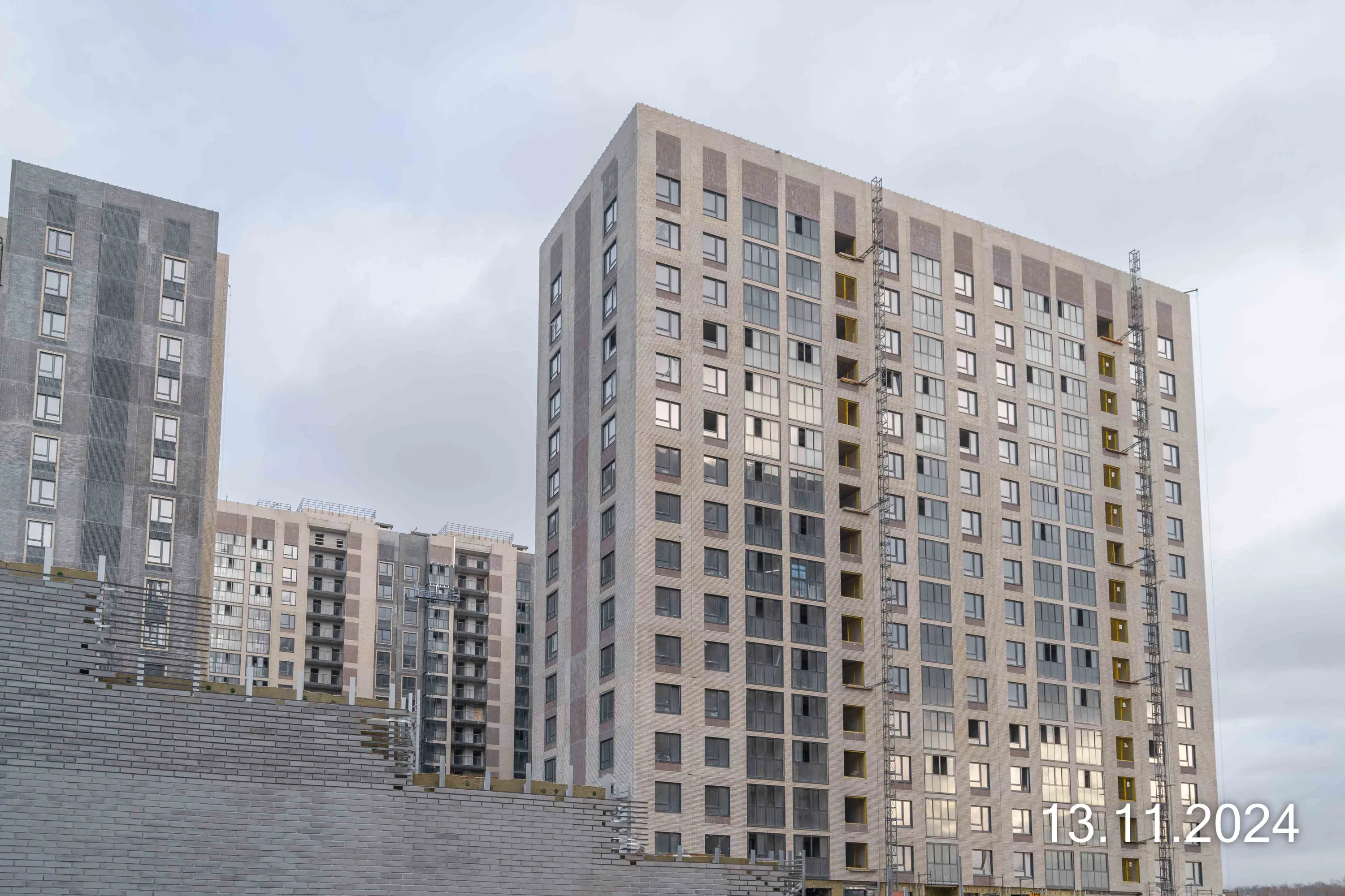 Кусковская ул., д. 12/1 (Московские кварталы) ход строительства