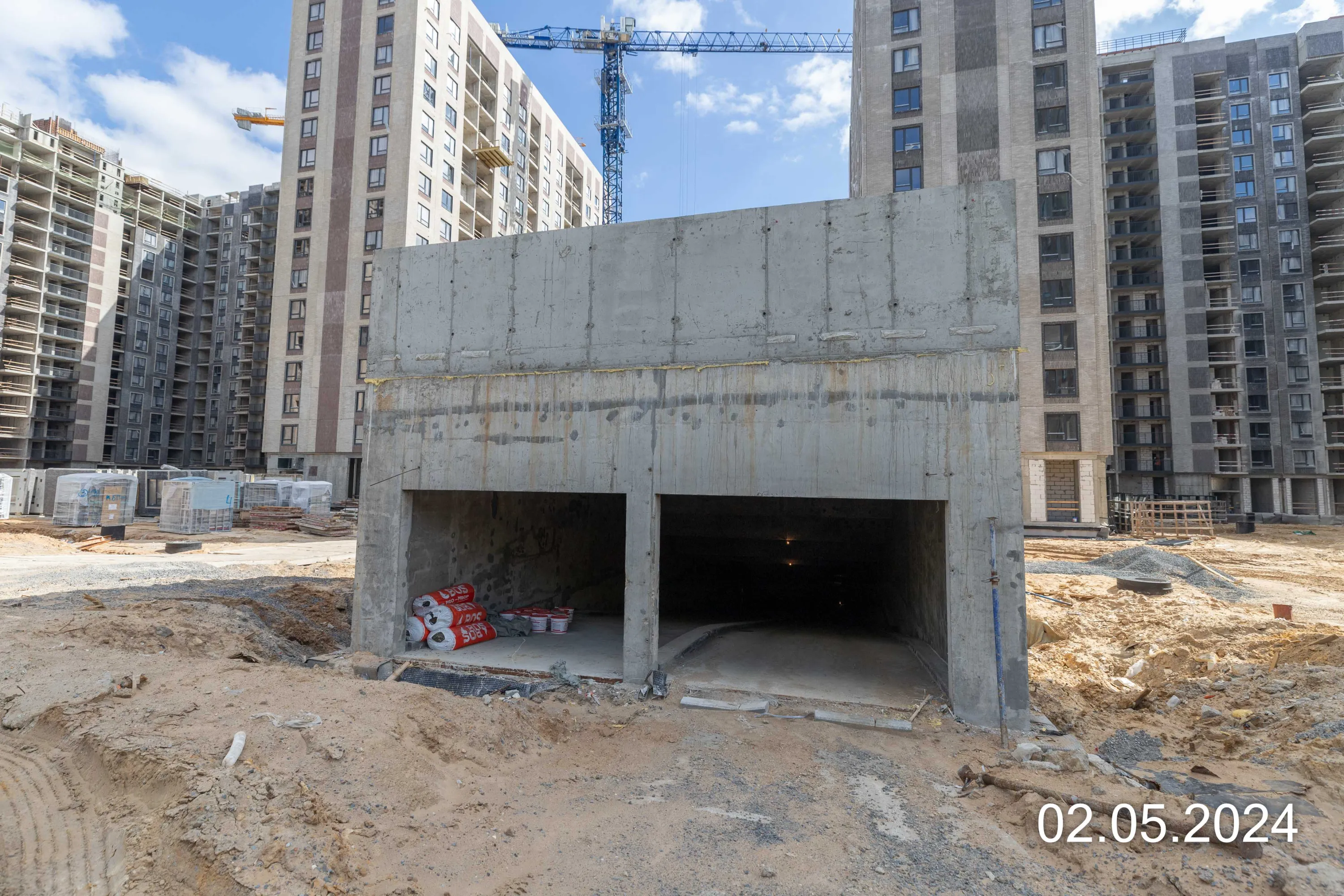 Кусковская ул., д. 12/1 (Московские кварталы) ход строительства