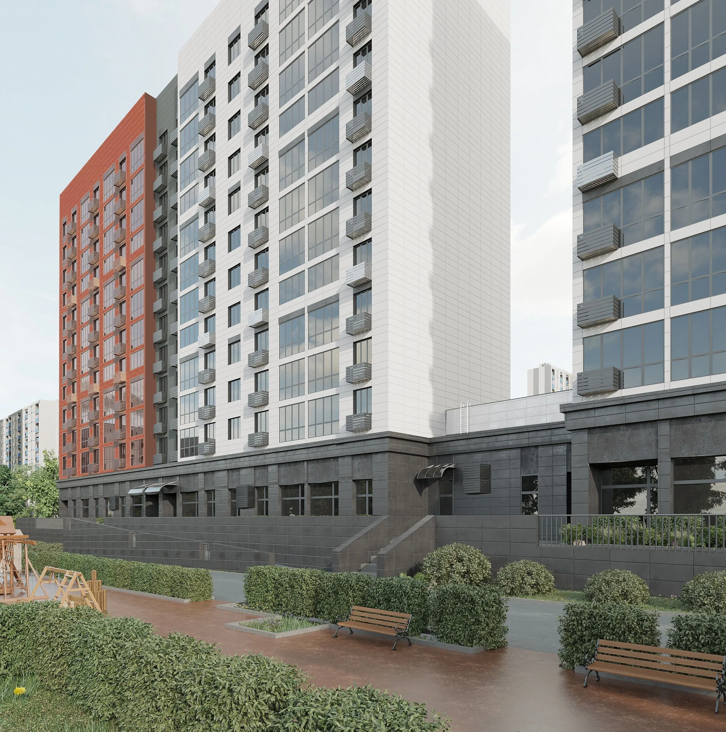 Планировка 2-комнатной квартиры 66.53 м² в ЖК 3-я Прядильная, з/у 4  (Московские кварталы), г. Москва — фото 4