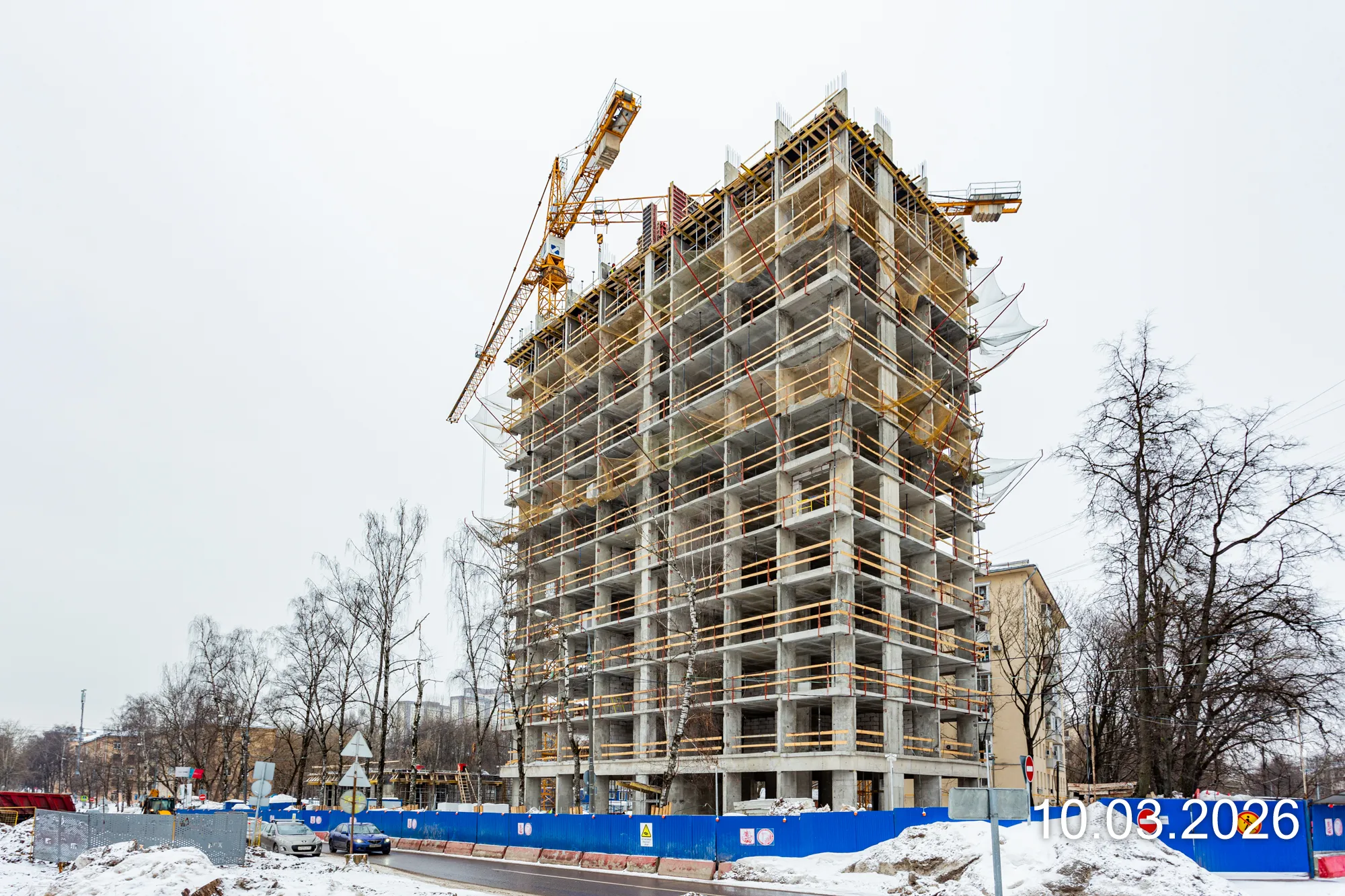 3-я Прядильная, з/у 4  (Московские кварталы) ход строительства