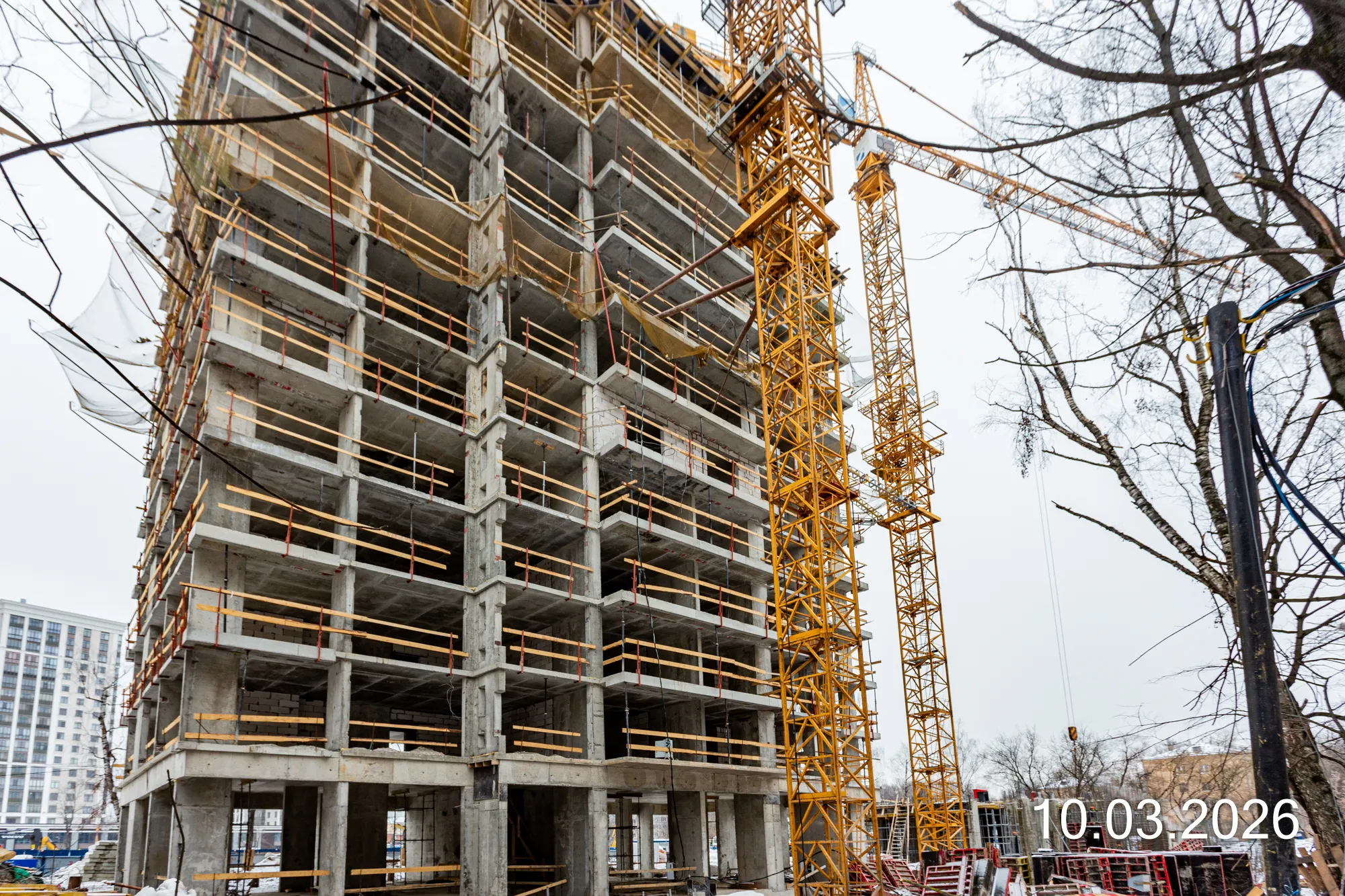 3-я Прядильная, з/у 4  (Московские кварталы) ход строительства