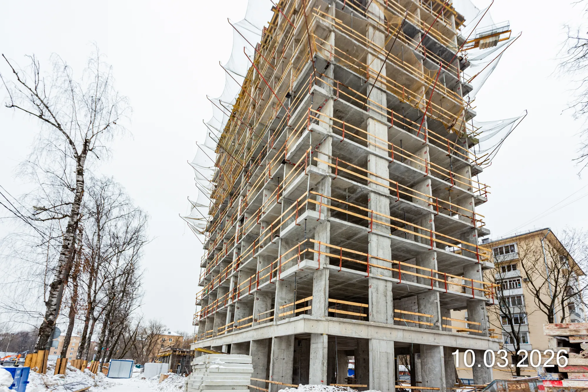 3-я Прядильная, з/у 4  (Московские кварталы) ход строительства