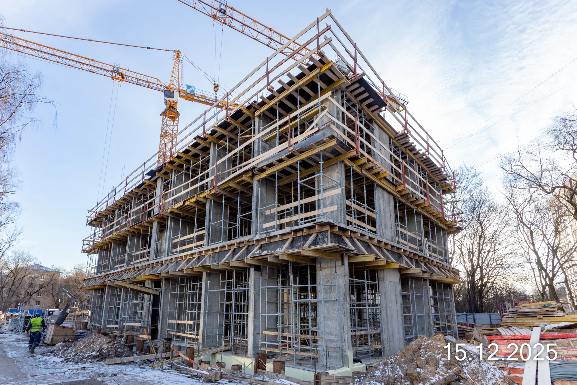 3-я Прядильная, з/у 4  (Московские кварталы) ход строительства