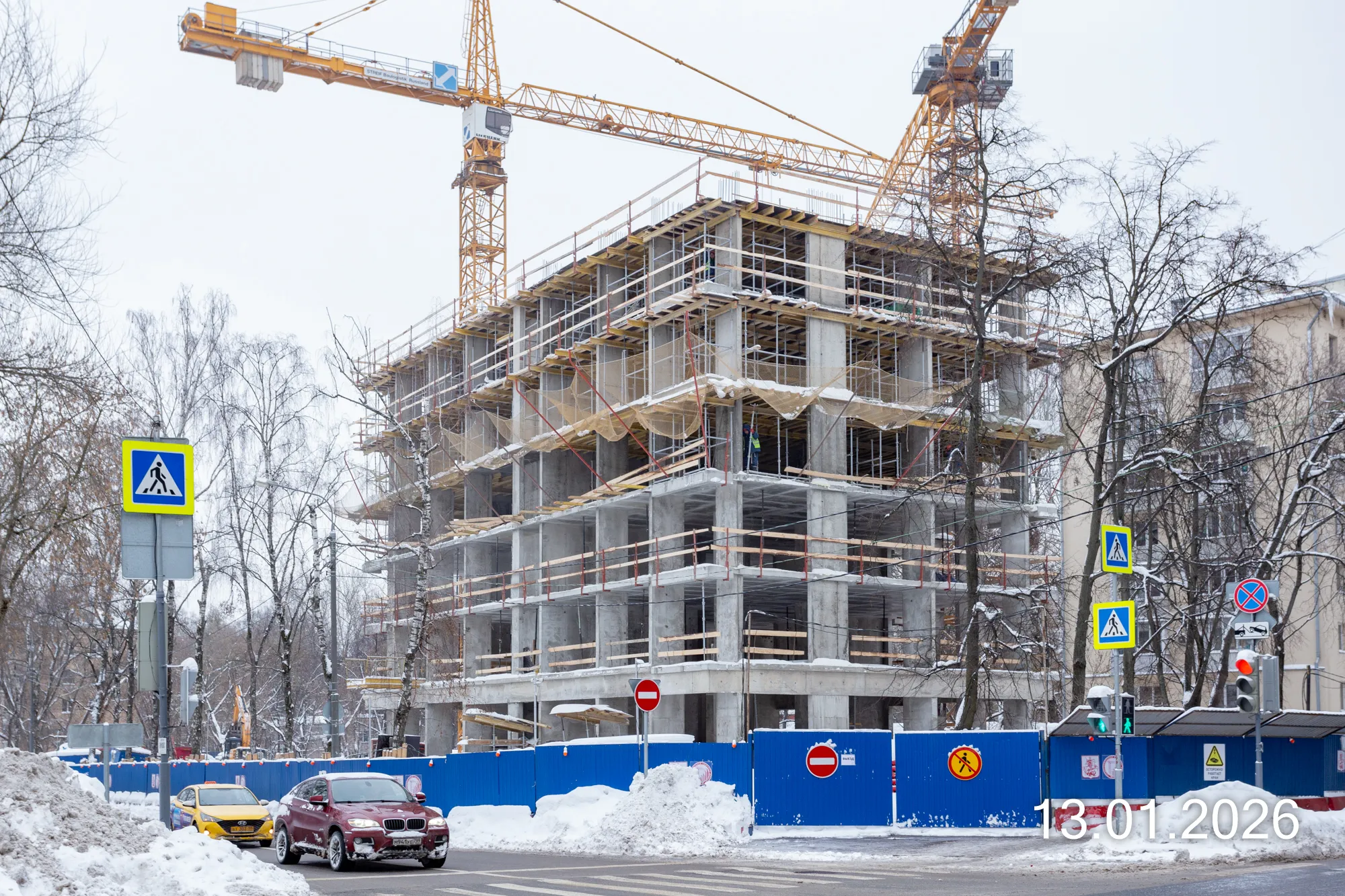 3-я Прядильная, з/у 4  (Московские кварталы) ход строительства