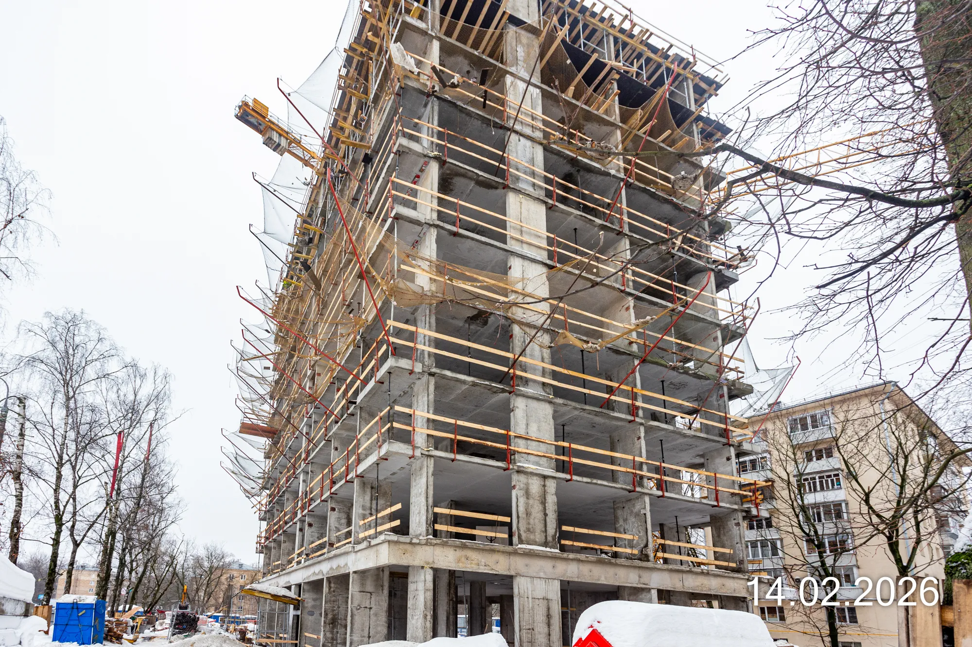 3-я Прядильная, з/у 4  (Московские кварталы) ход строительства