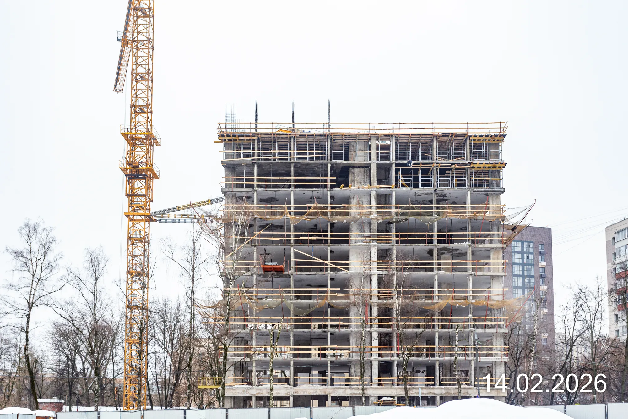 3-я Прядильная, з/у 4  (Московские кварталы) ход строительства