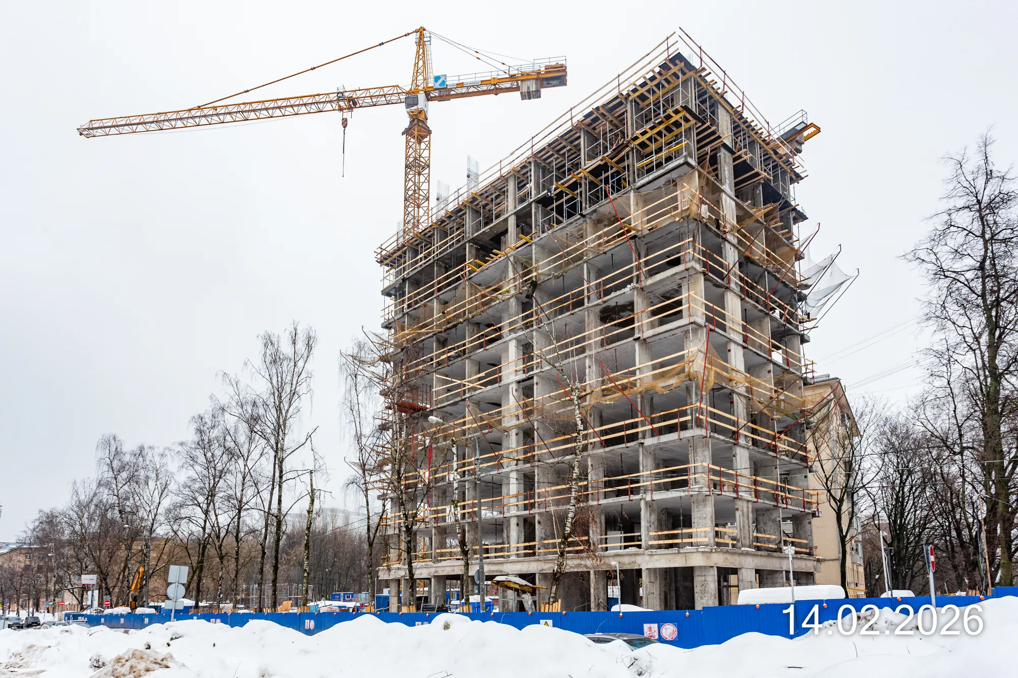 3-я Прядильная, з/у 4  (Московские кварталы) ход строительства