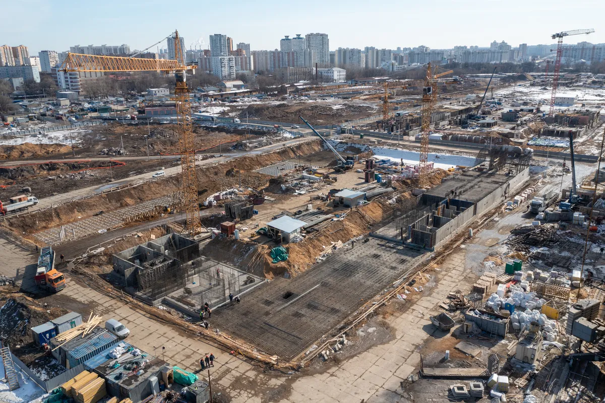 ЖК Люблинский парк ход строительства