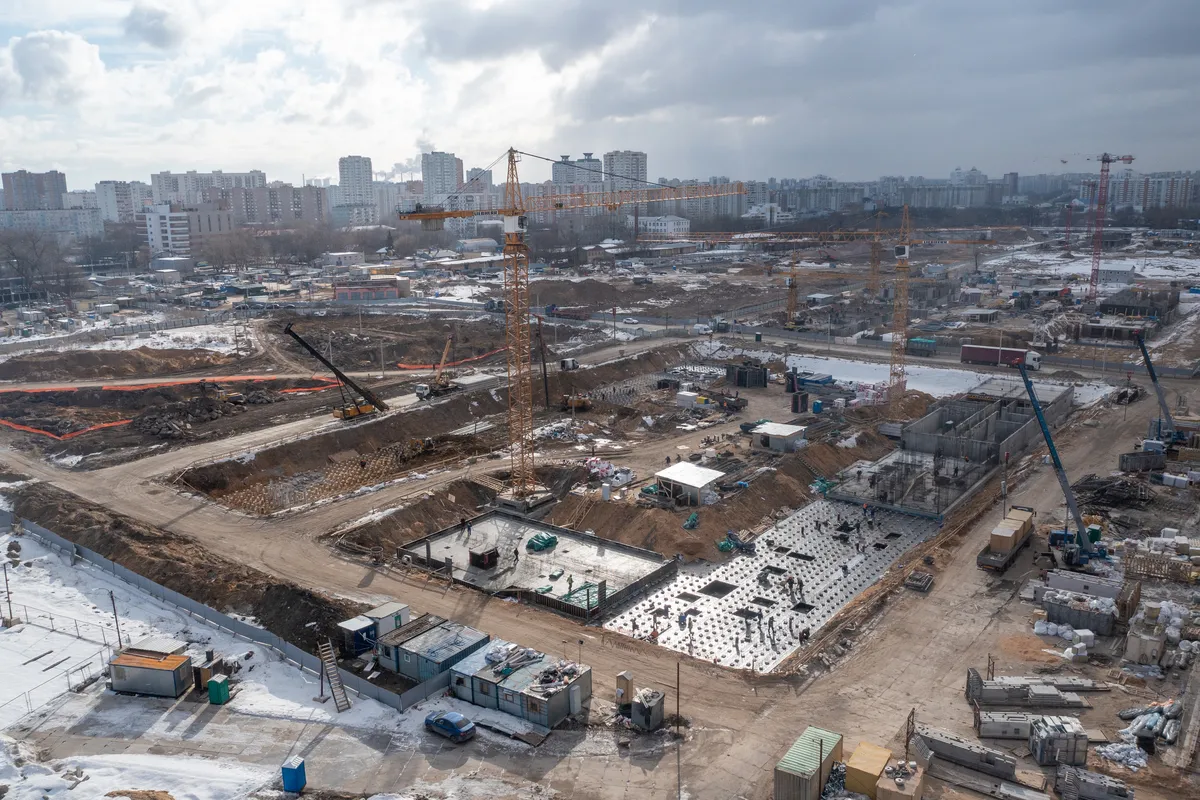 ЖК Люблинский парк ход строительства