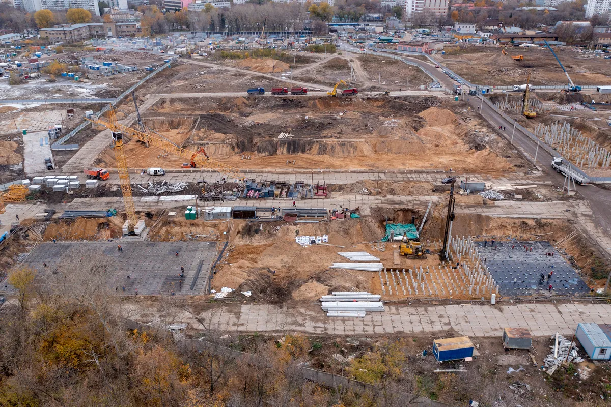 ЖК Люблинский парк ход строительства