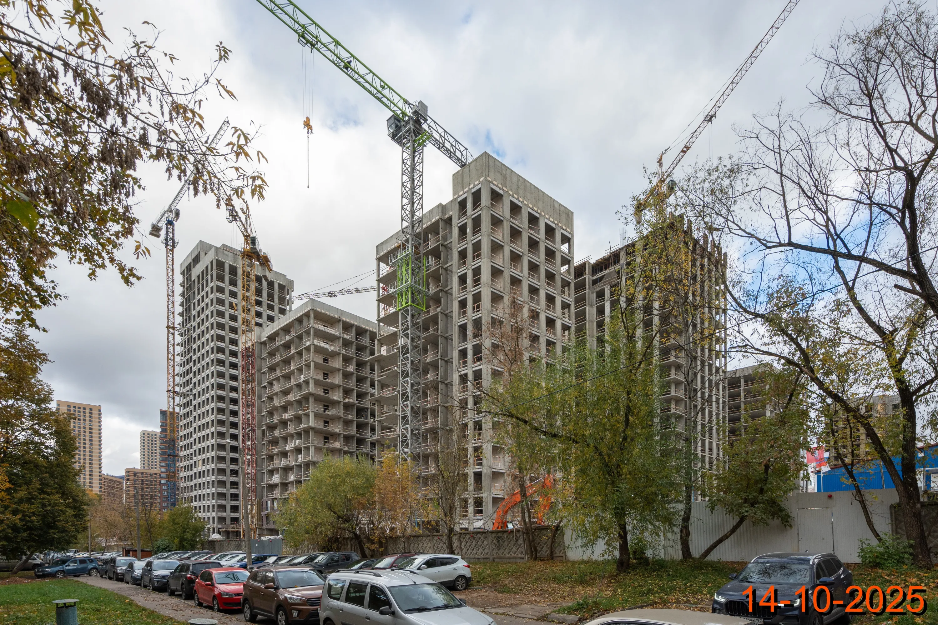 ЖК Матвеевский парк ход строительства