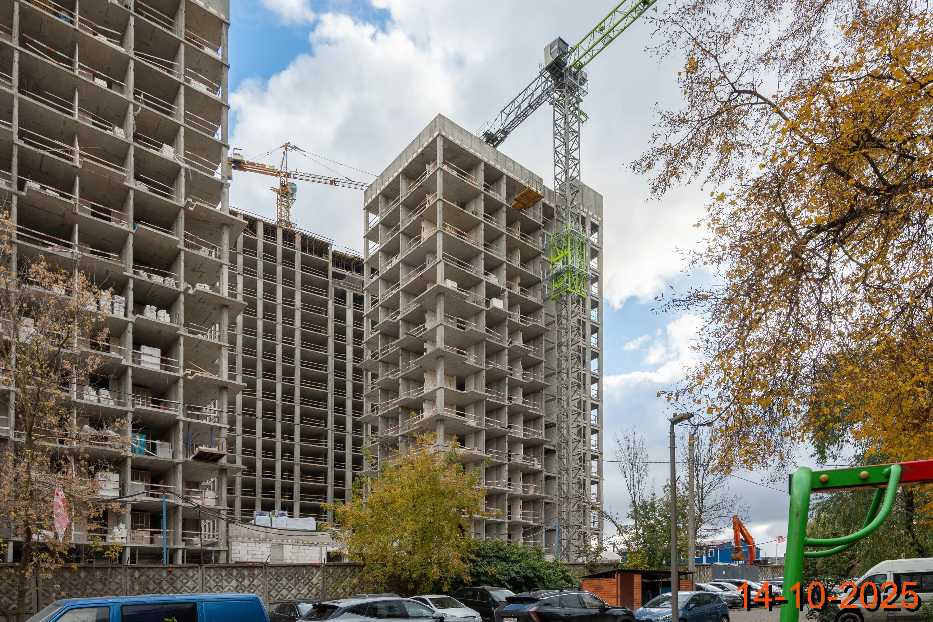 ЖК Матвеевский парк ход строительства