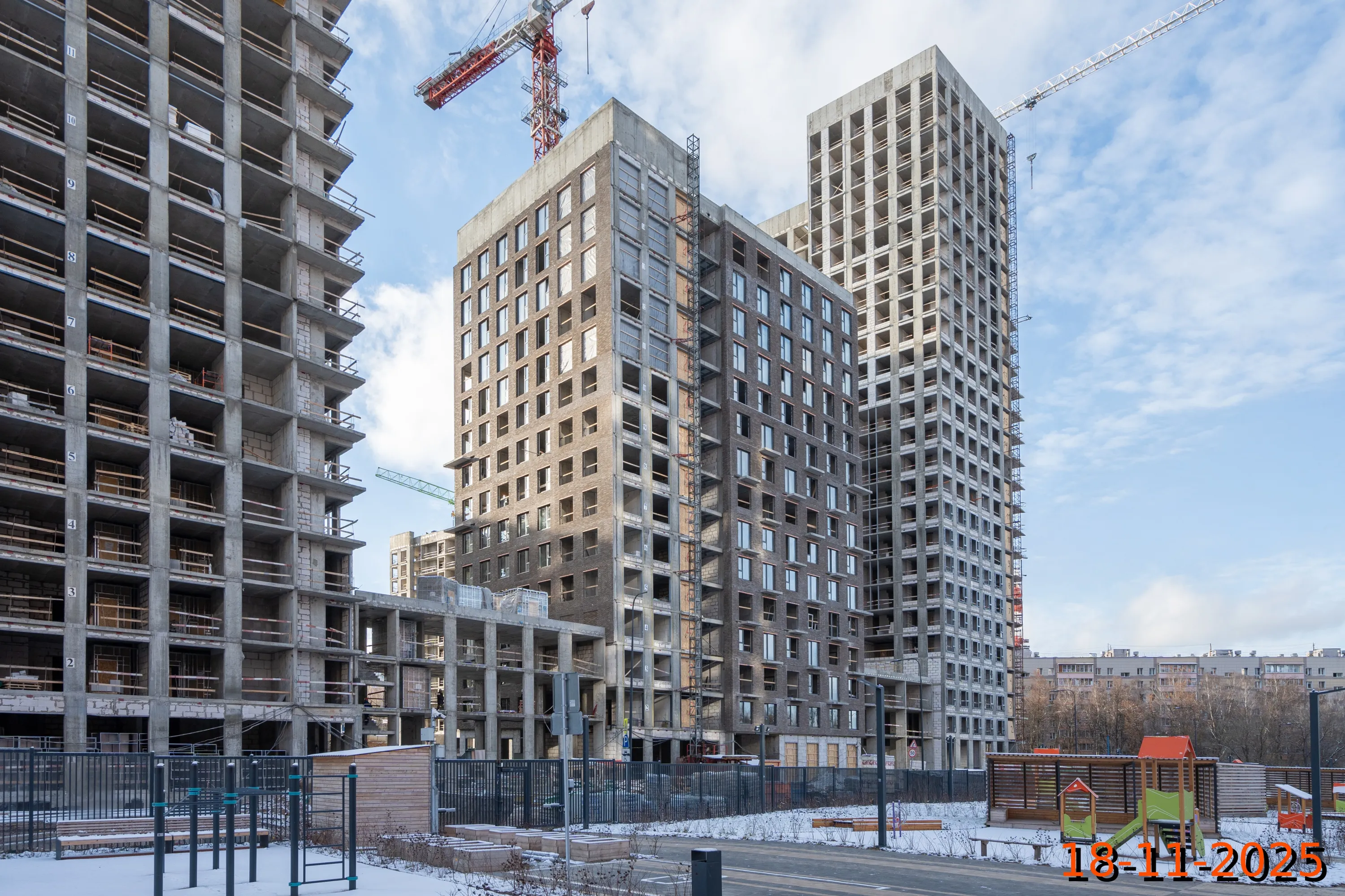 ЖК Матвеевский парк ход строительства
