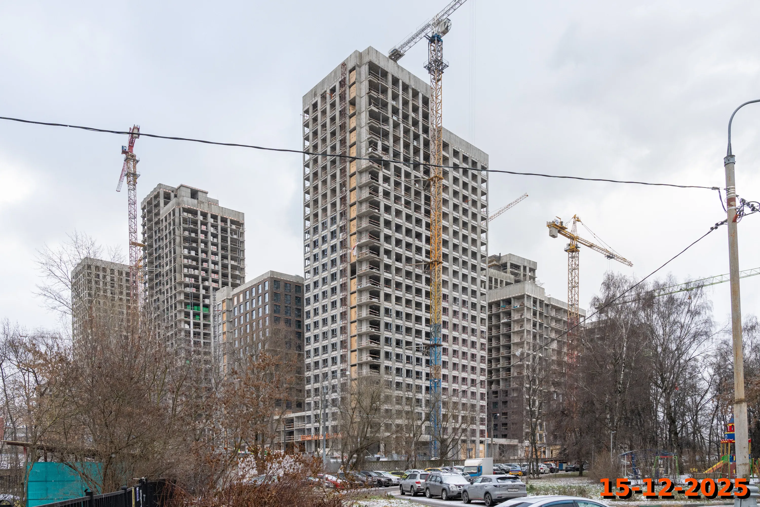 ЖК Матвеевский парк ход строительства