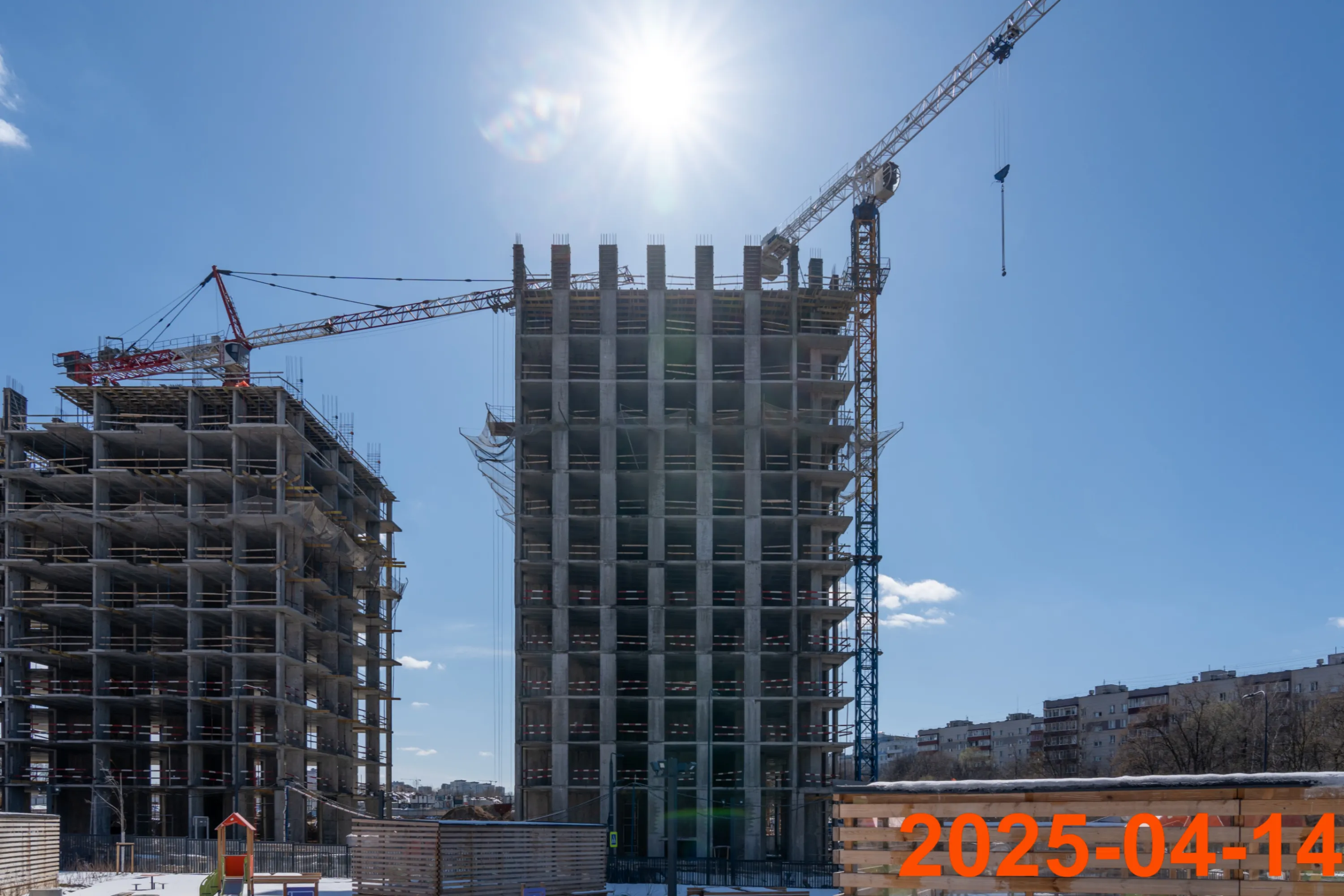 ЖК Матвеевский парк ход строительства