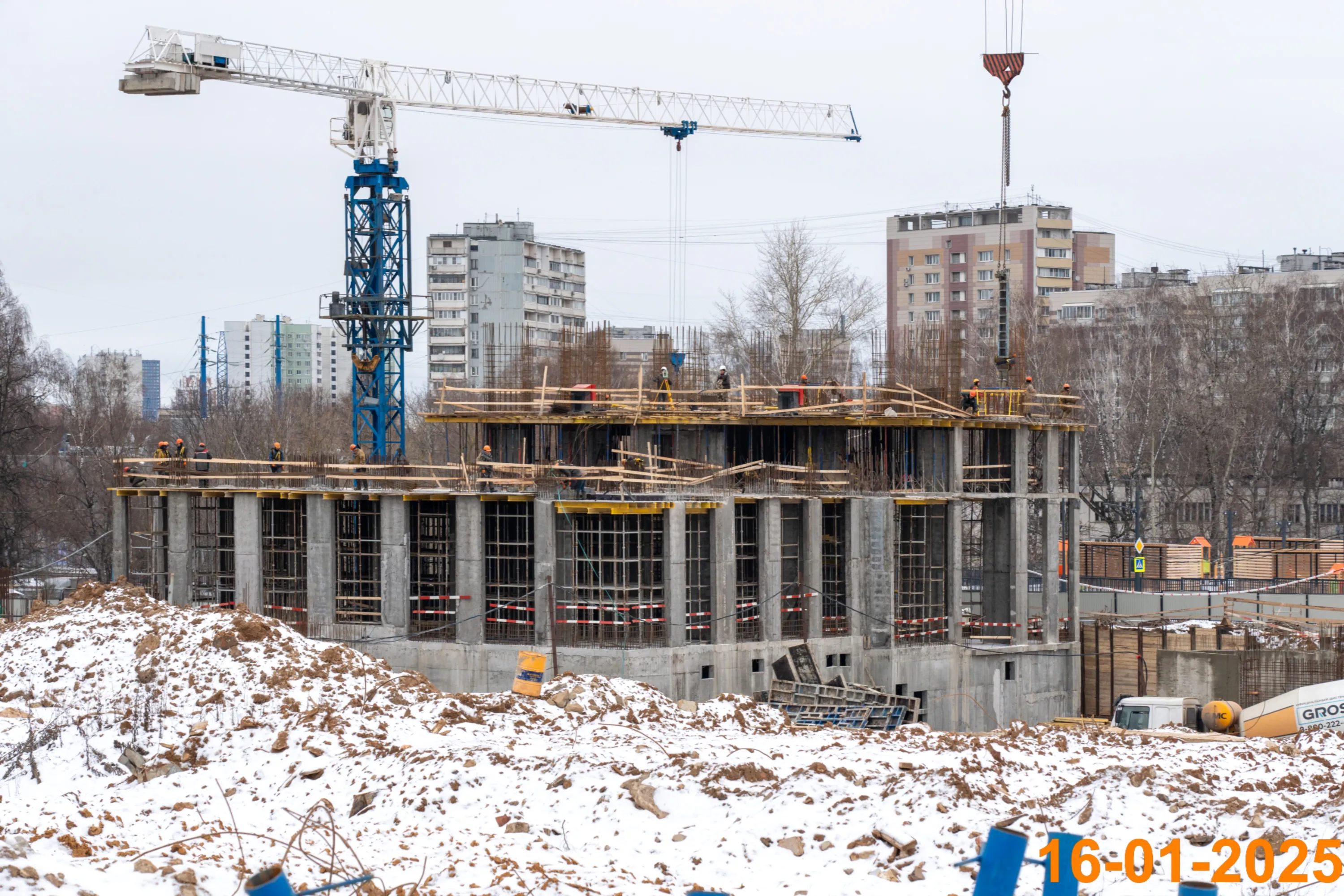 ЖК Матвеевский парк ход строительства