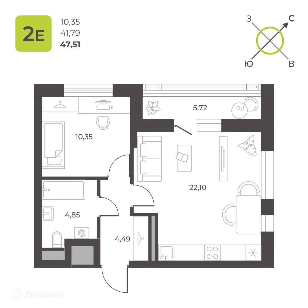 Фото квартиры в ЖК 12 квартал