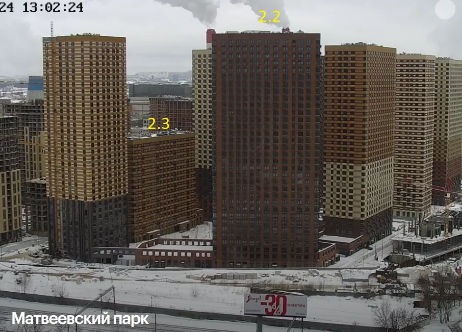 ЖК Матвеевский парк ход строительства