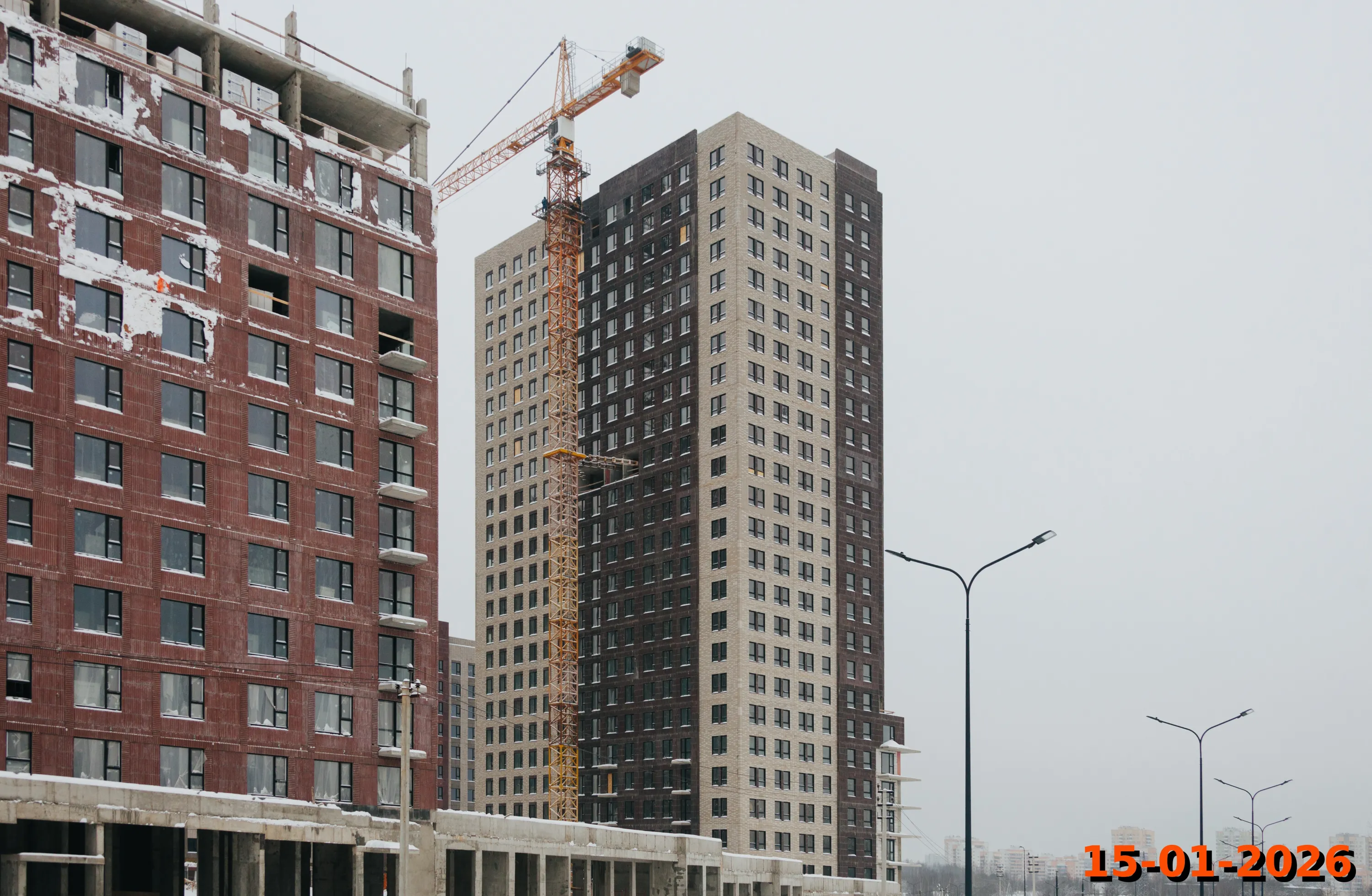 ЖК Зелёный парк ход строительства