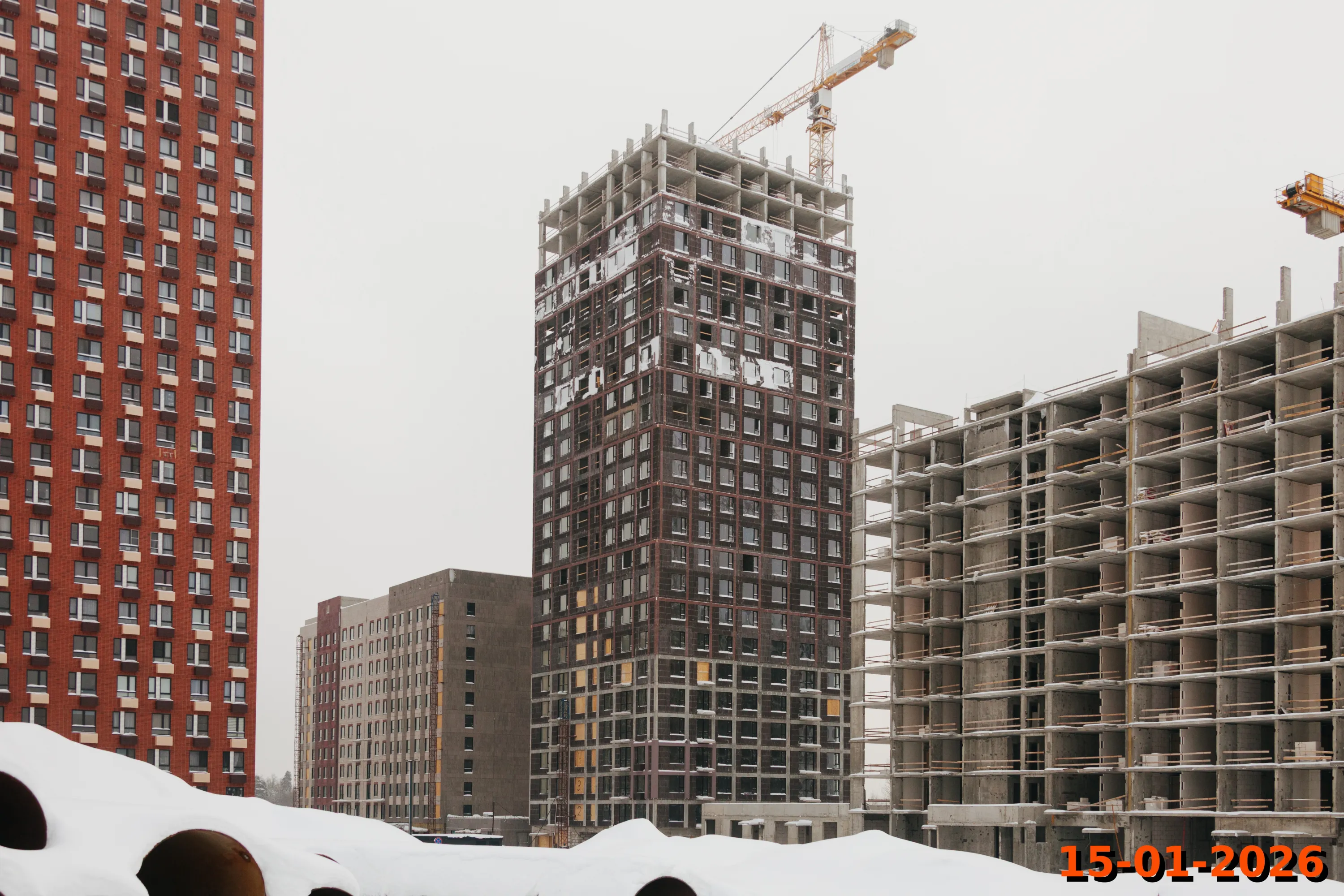 ЖК Зелёный парк ход строительства