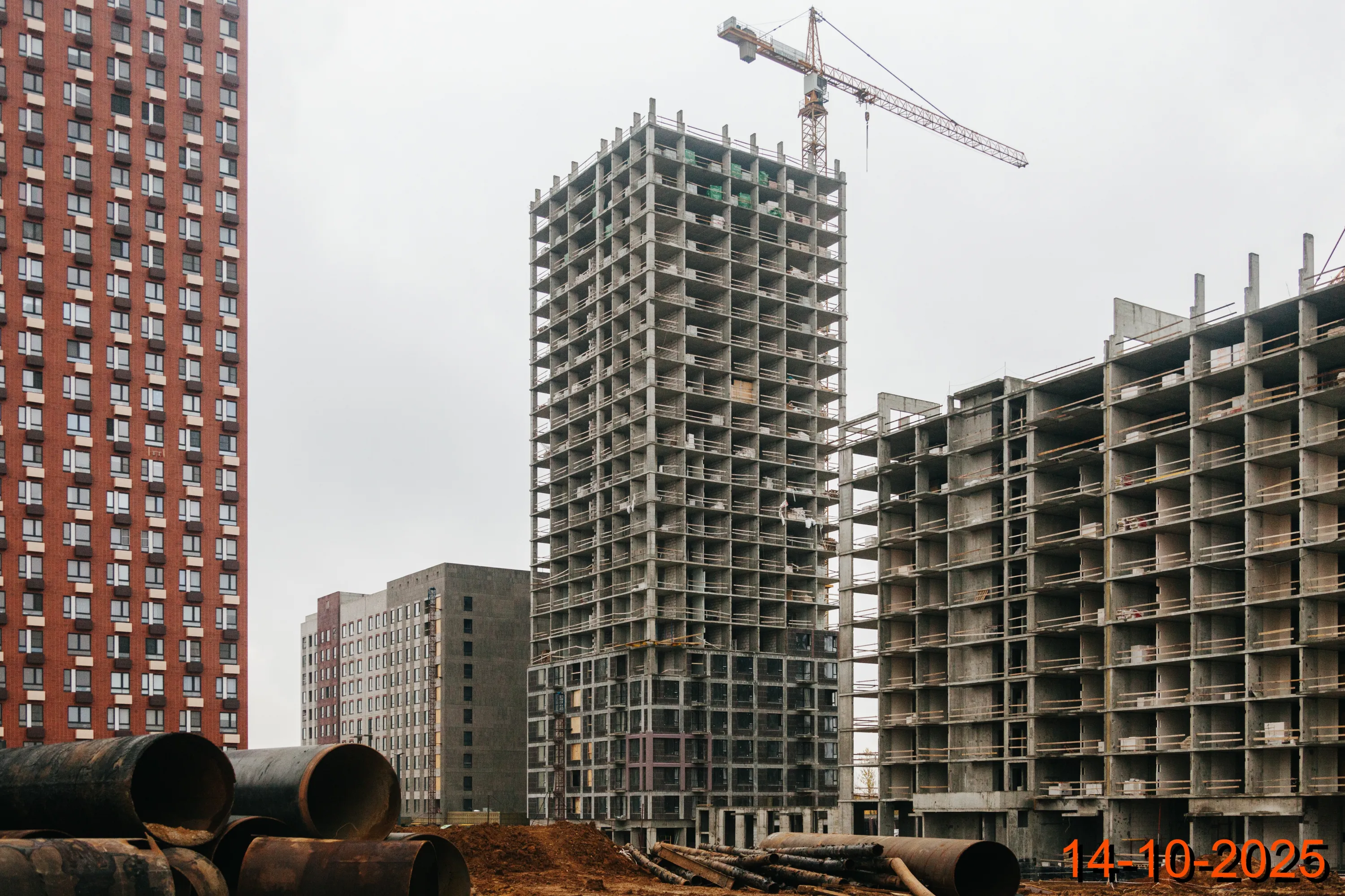 ЖК Зелёный парк ход строительства