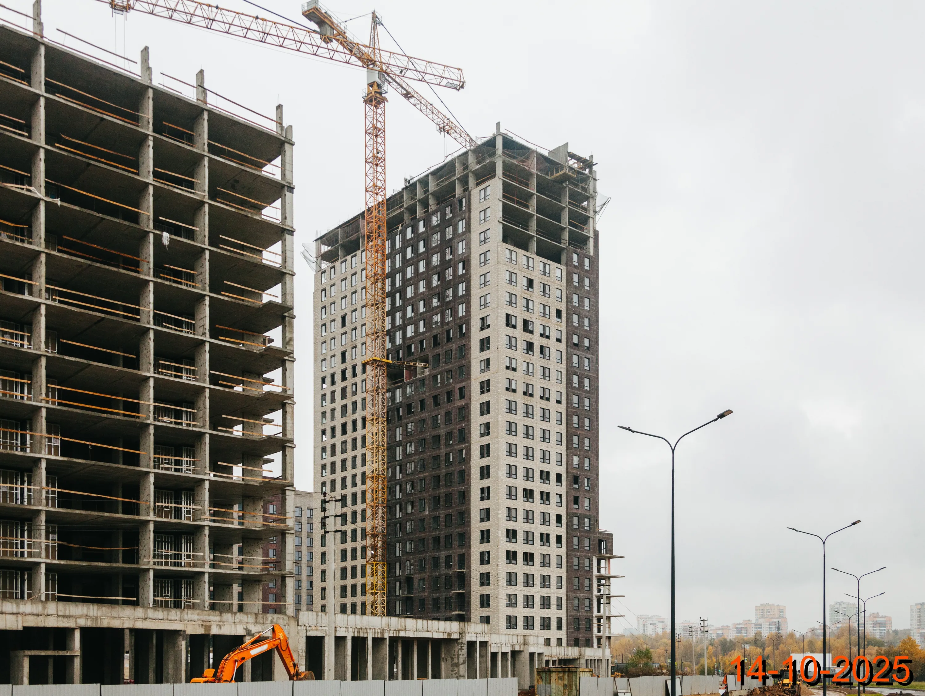 ЖК Зелёный парк ход строительства