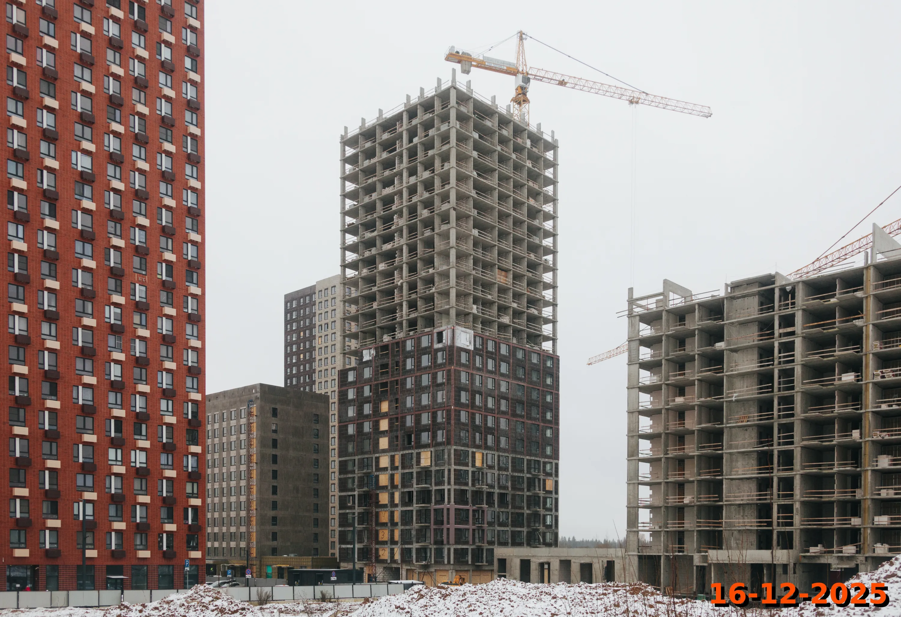 ЖК Зелёный парк ход строительства