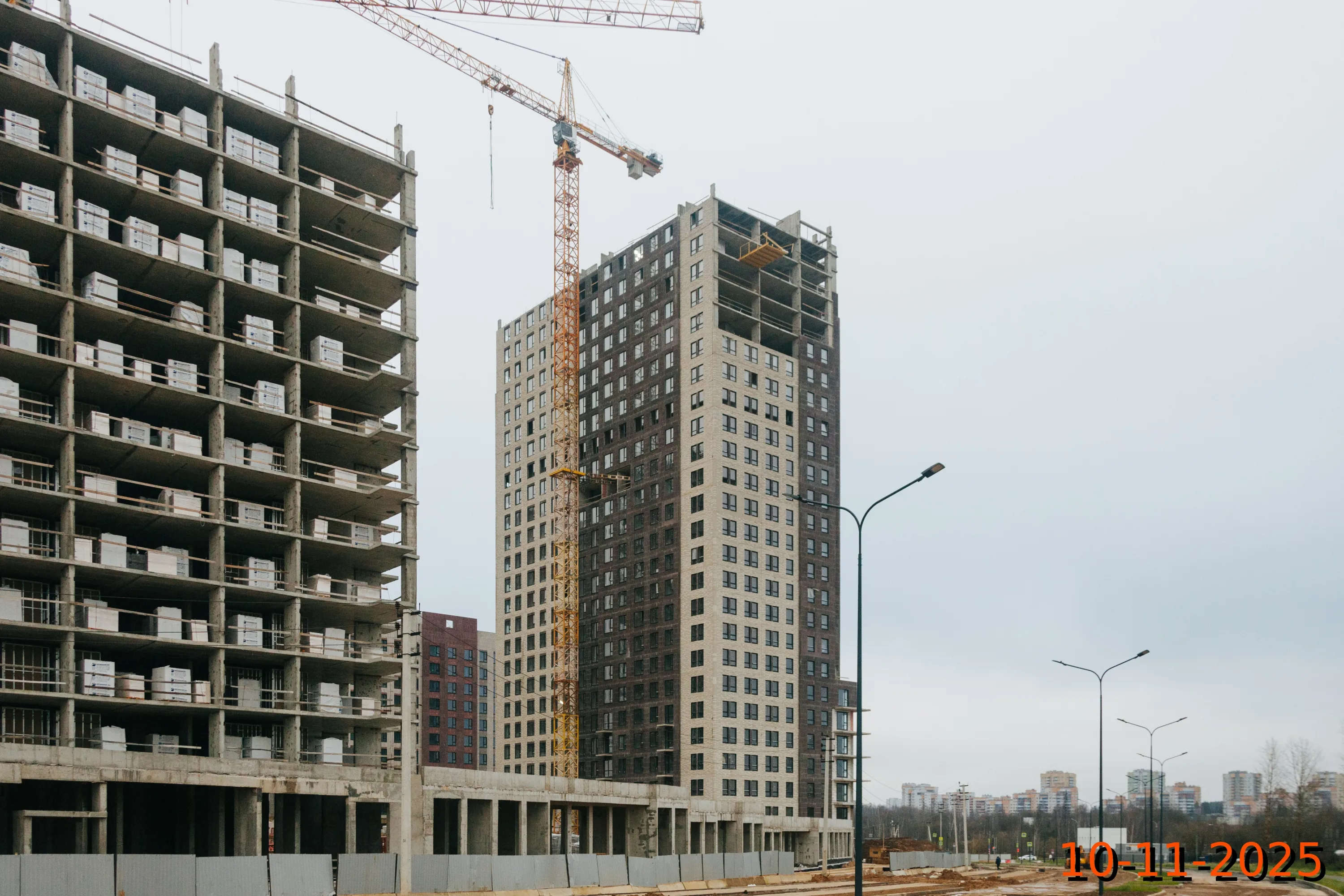 ЖК Зелёный парк ход строительства