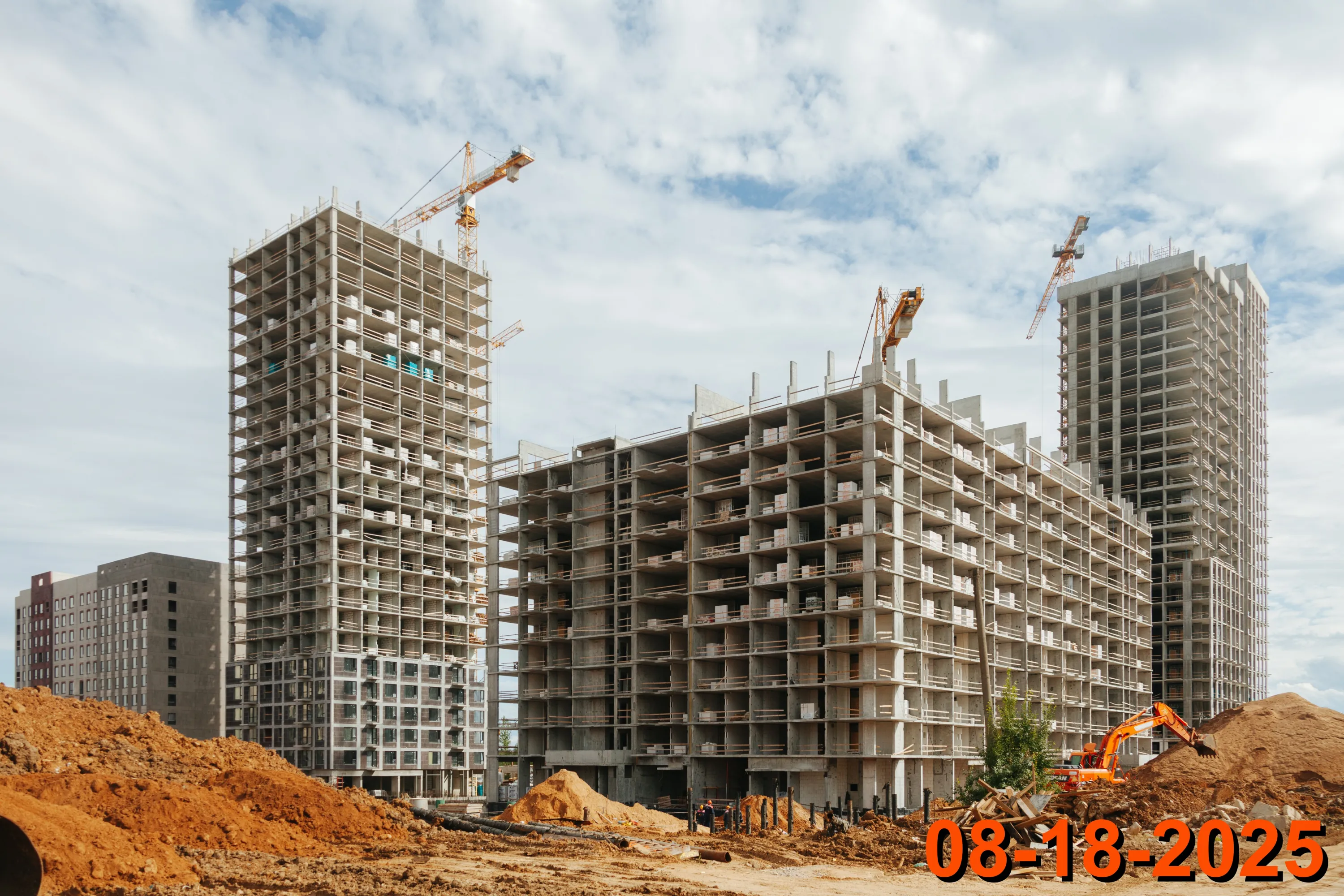 ЖК Зелёный парк ход строительства