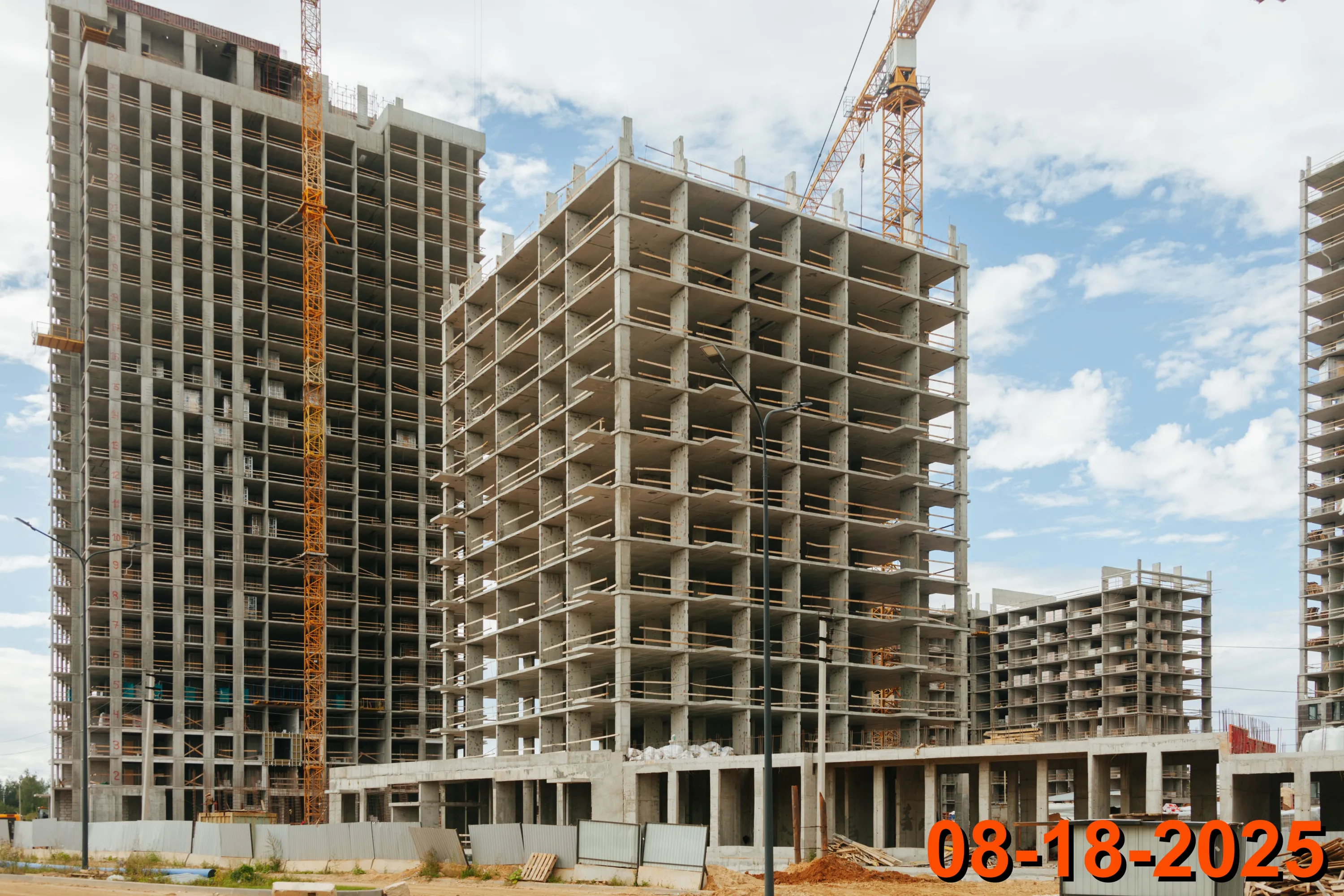 ЖК Зелёный парк ход строительства