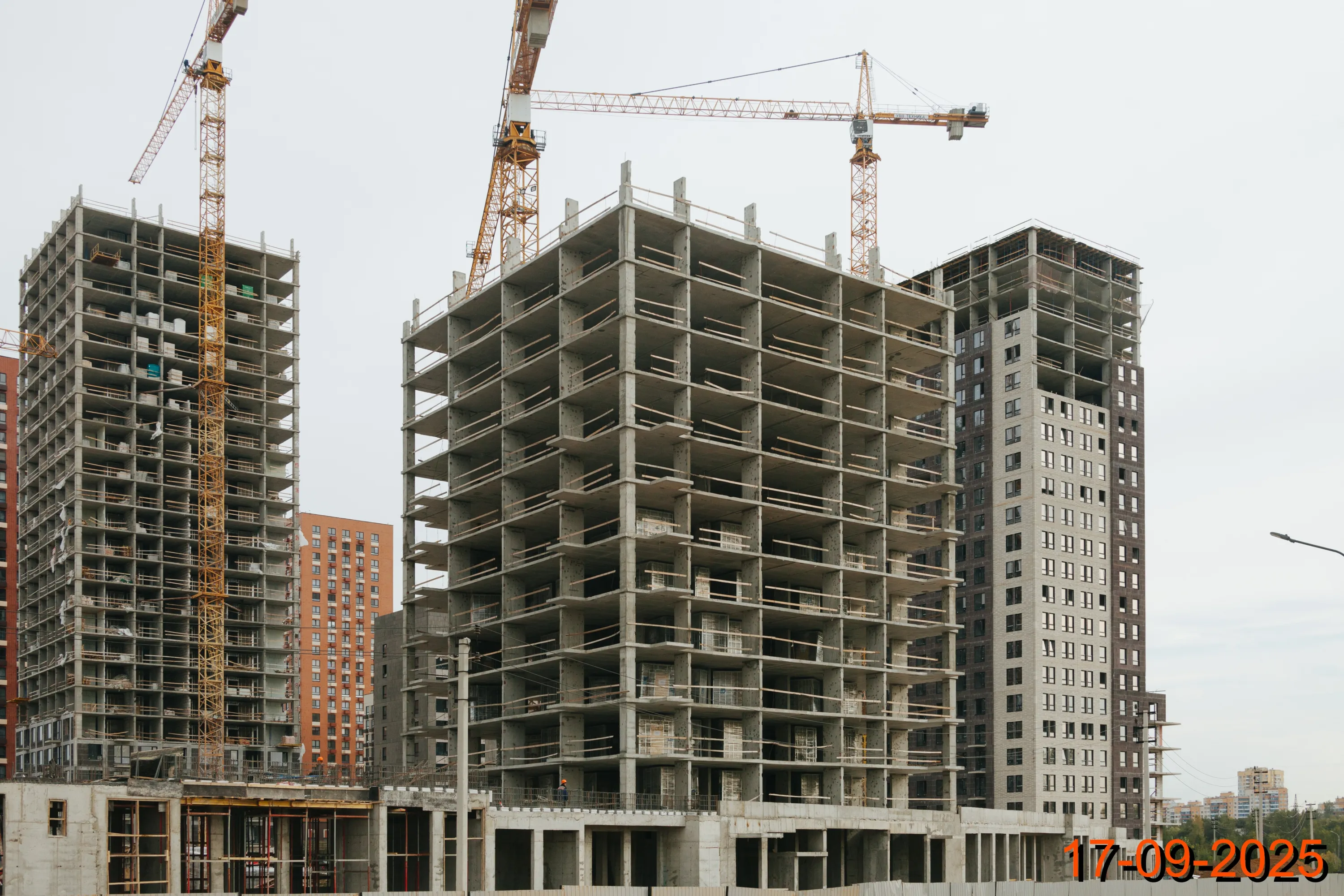 ЖК Зелёный парк ход строительства